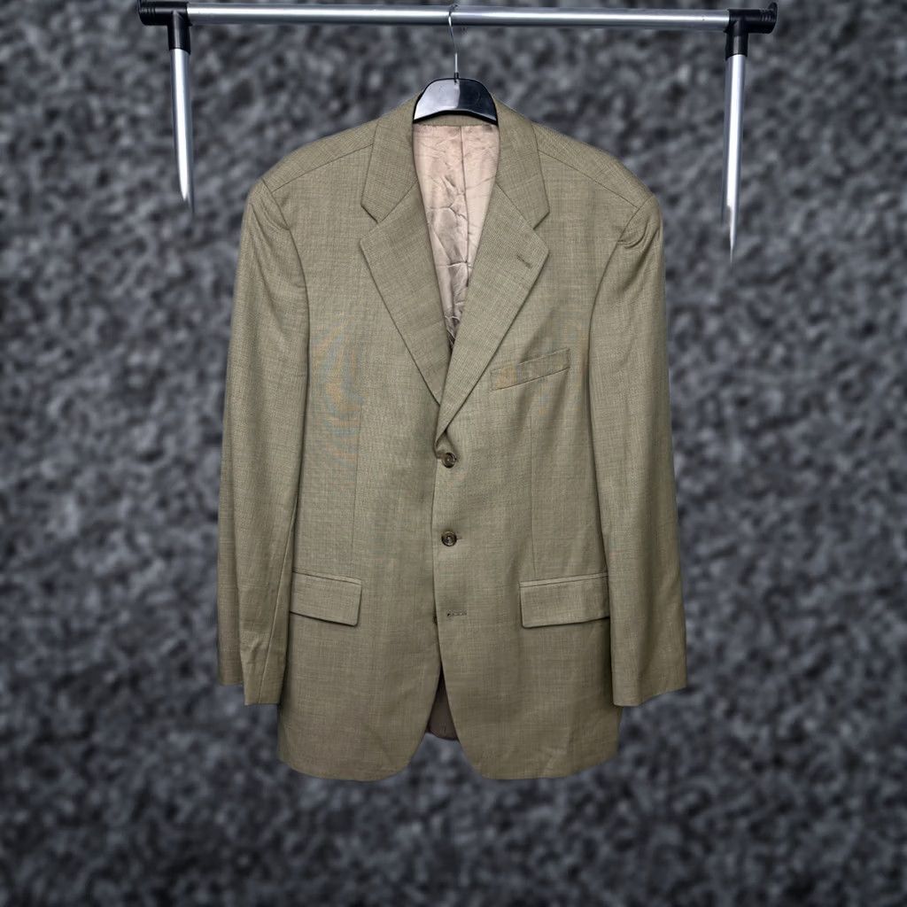 Ralph Lauren Polo Ralph Lauren Vintage Mens Blazer Jacket 3 buttons Size L Beige Wool Blazer Mens Vintage 3-Button Coat Jacket Size US L / EU 52-54 / 3 - 1 Thumbnail