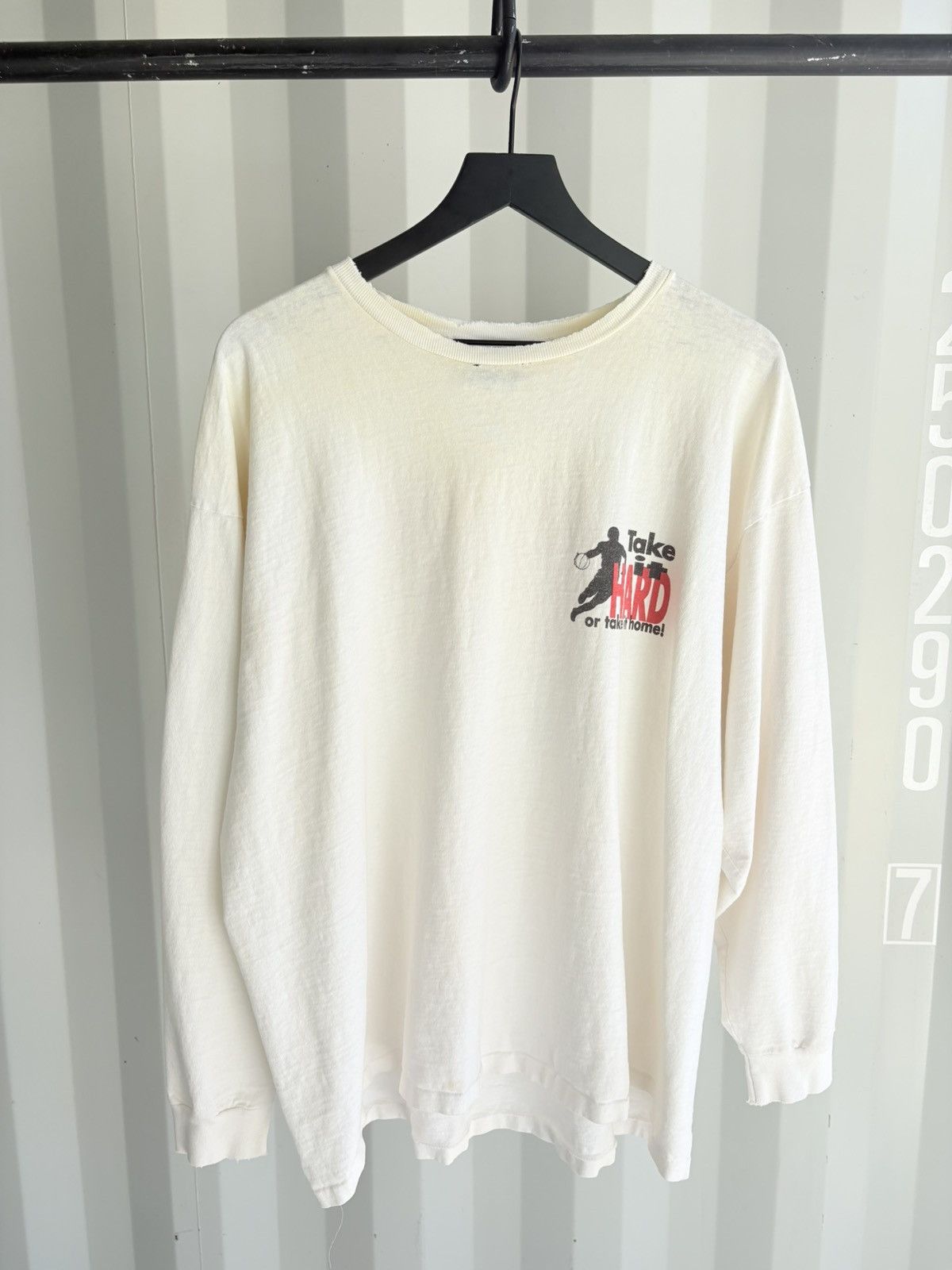 Vintage Vintage No Blood No Foul Shirt Faded Distressed Band Grunge Size US XXL / EU 58 / 5 - 3 Thumbnail