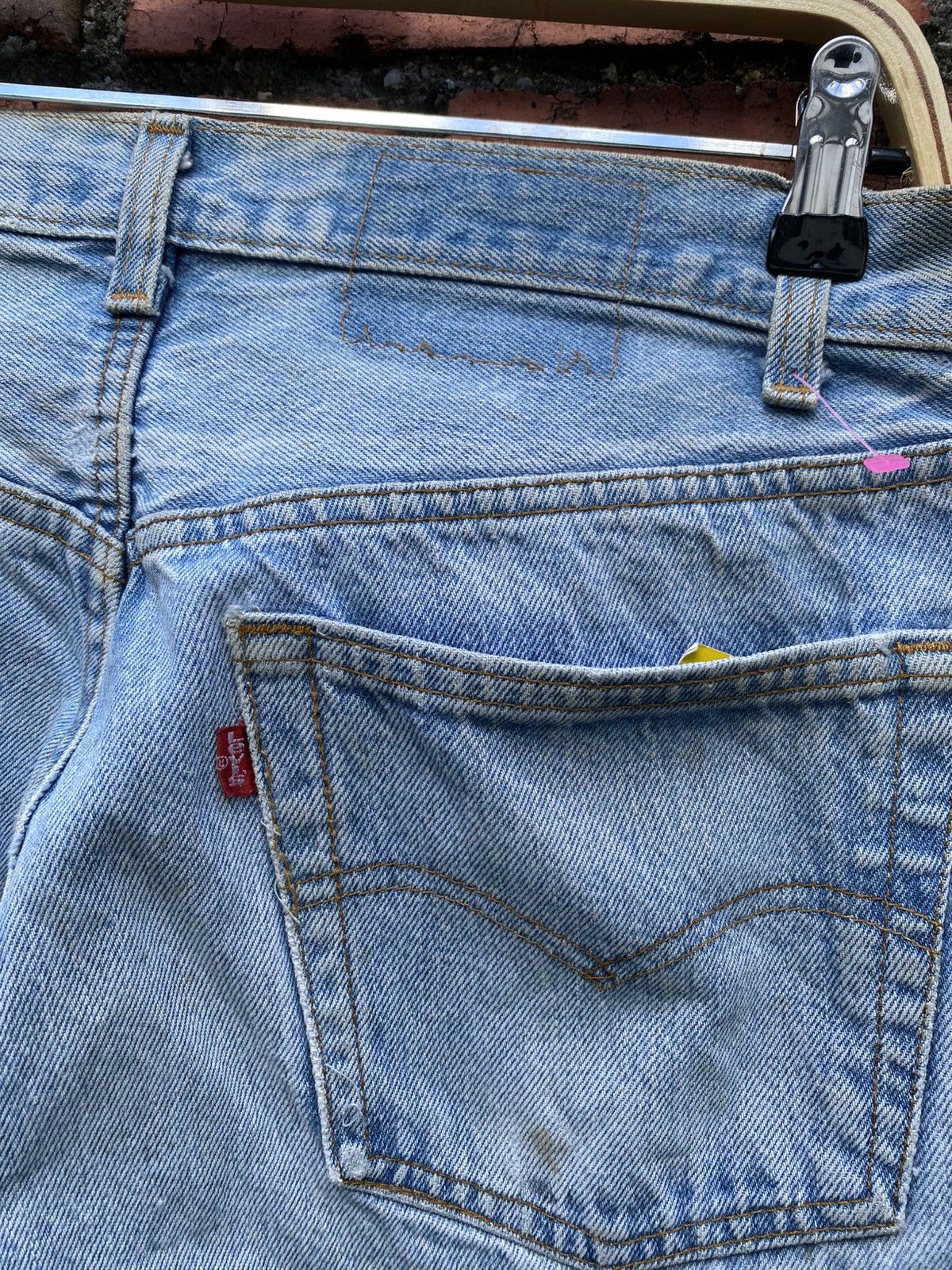 Levi's Vintage Clothing W32x31.5 Vintage levi's 501 faded made in USA 90s Size US 32 / EU 48 - 3 Thumbnail