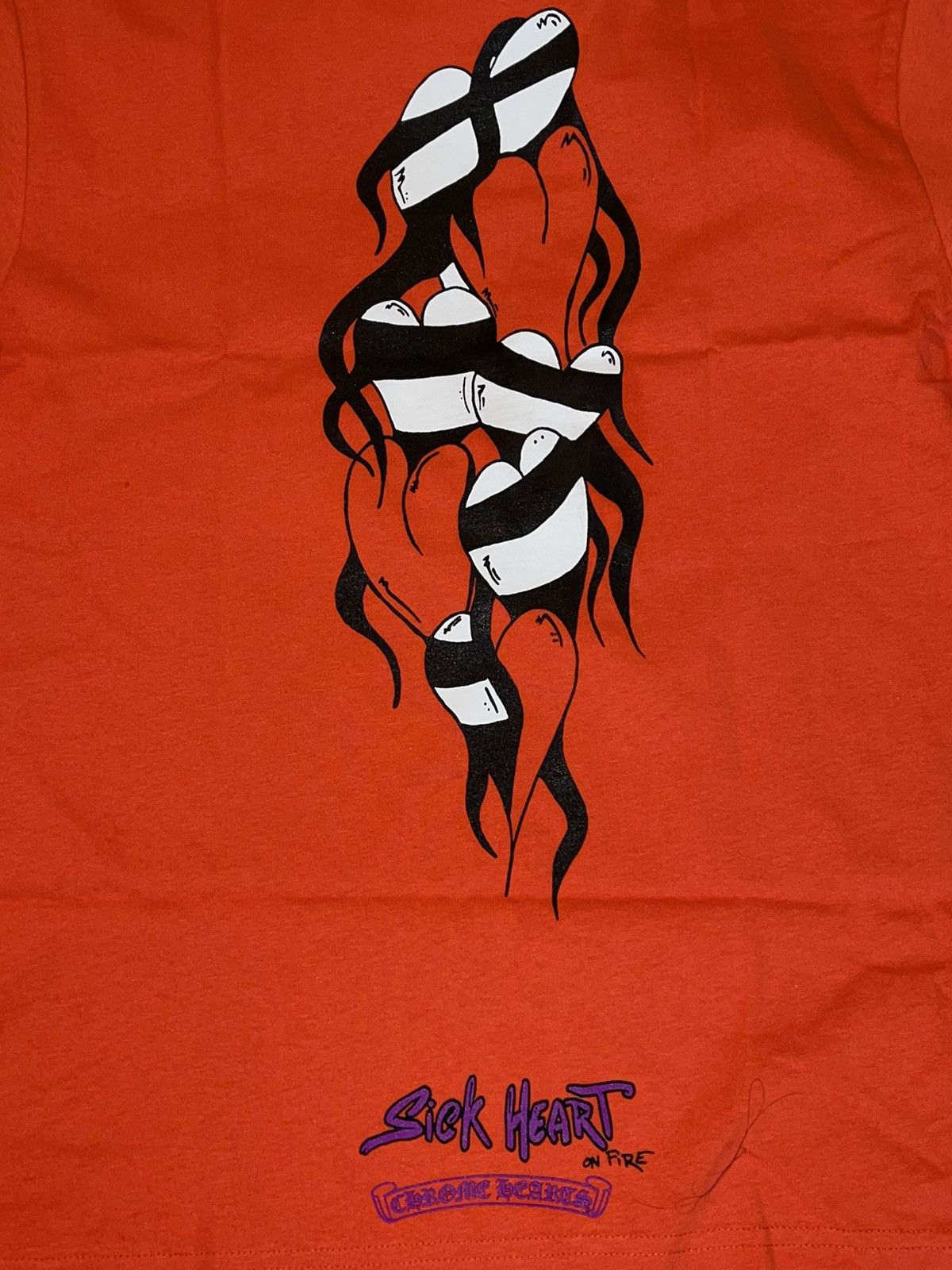 Chrome Hearts Chrome Hearts x Matty Boy “sick heart” in sadistic lipstick Size US L / EU 52-54 / 3 - 3 Thumbnail