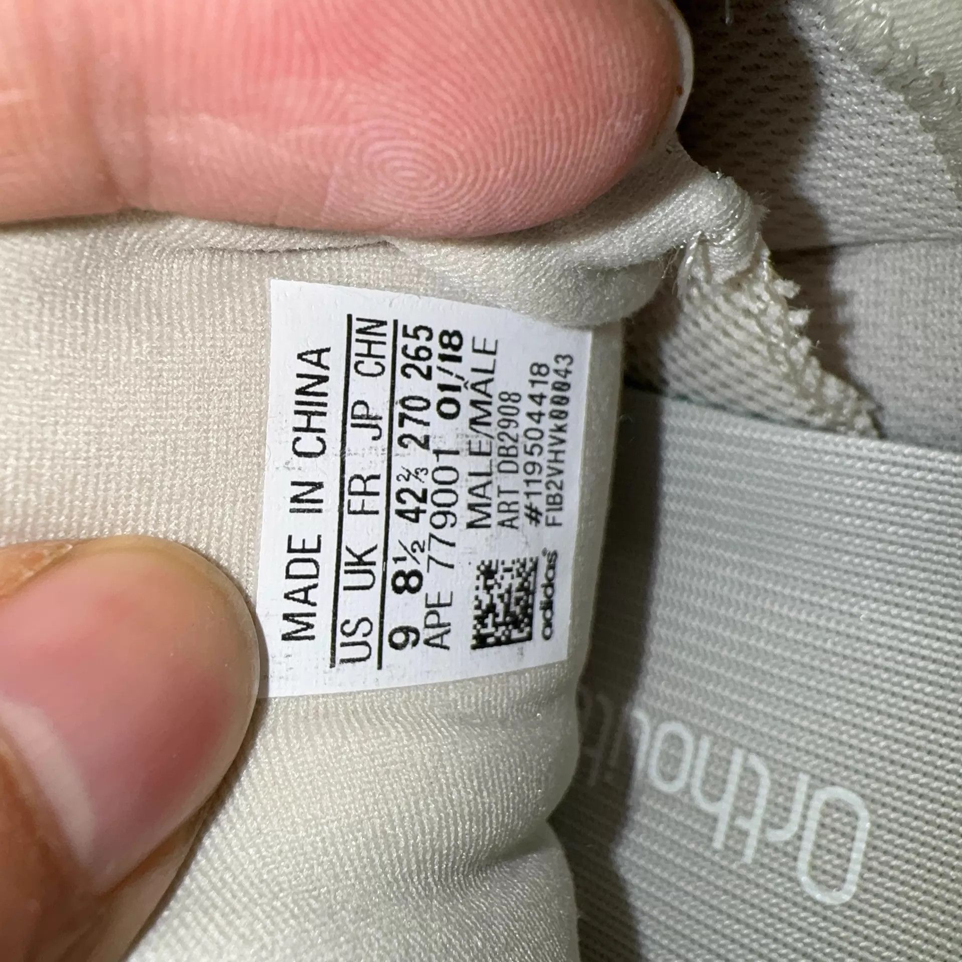 Adidas Adidas Yeezy 500 Cream White Size 42.5 Size US 9.5 / EU 42-43 - 8 Thumbnail
