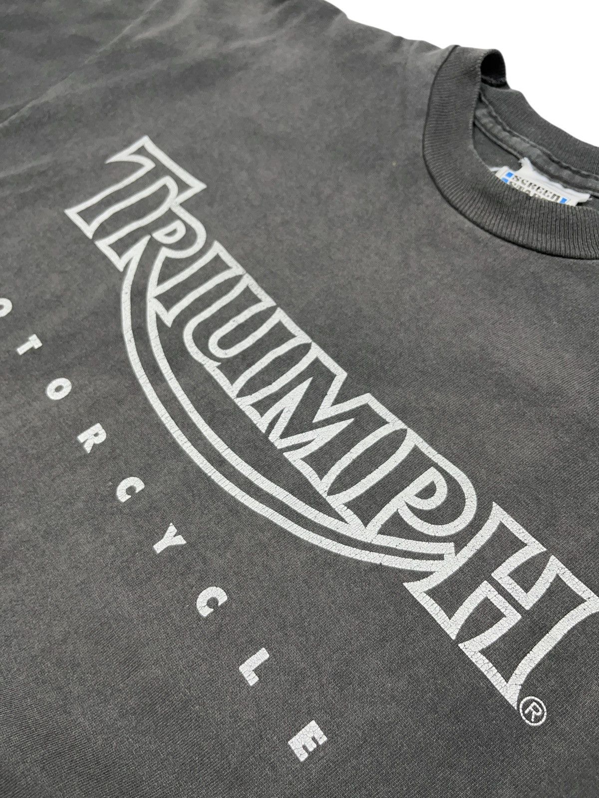 West Coast Choppers Vintage 90s Triumph Motorcycles Sun Faded T-shirt Harley Size US XL / EU 56 / 4 - 2 Thumbnail