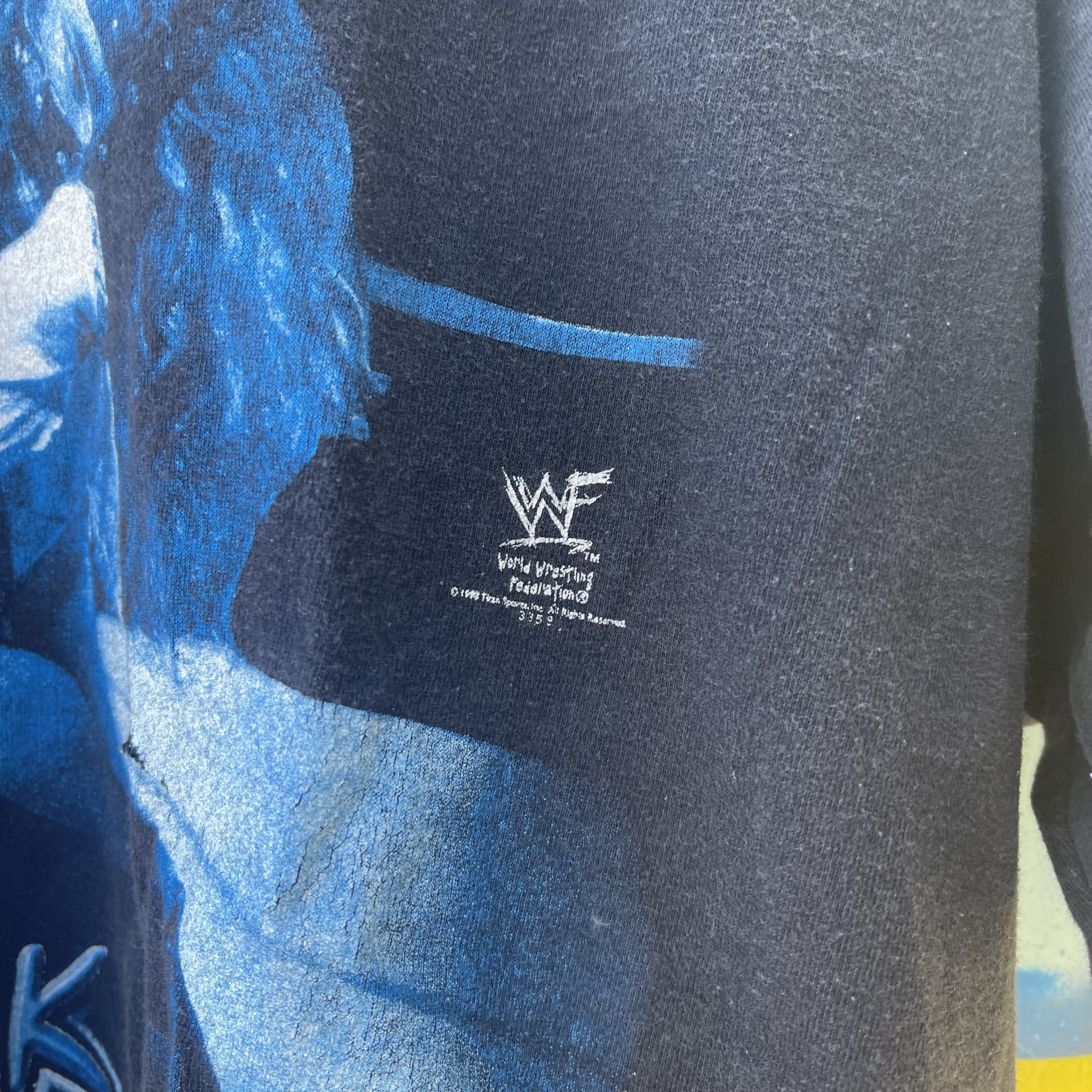 WWE × WWF 1998 WWF Mankind Talk to the Sock T-shirt Size US XL / EU 56 / 4 - 4 Thumbnail