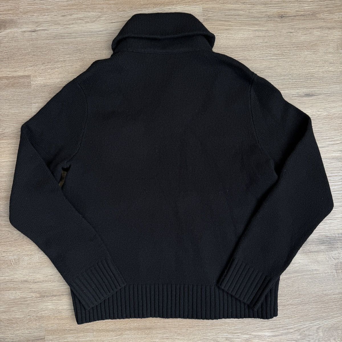 Polo Ralph Lauren Vintage Polo Ralph Lauren Collar Knit Sweater Leather Elbows Size US L / EU 52-54 / 3 - 7 Thumbnail
