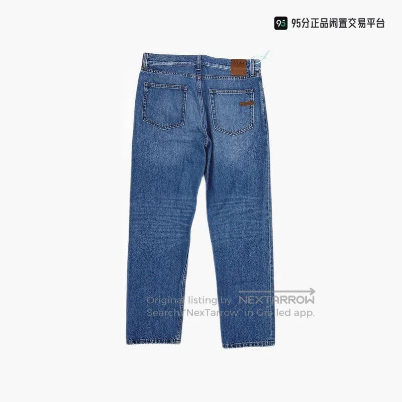 Ermenegildo Zegna Zegna Men's Cotton Denim Jeans. Size US 33 - 5 Thumbnail