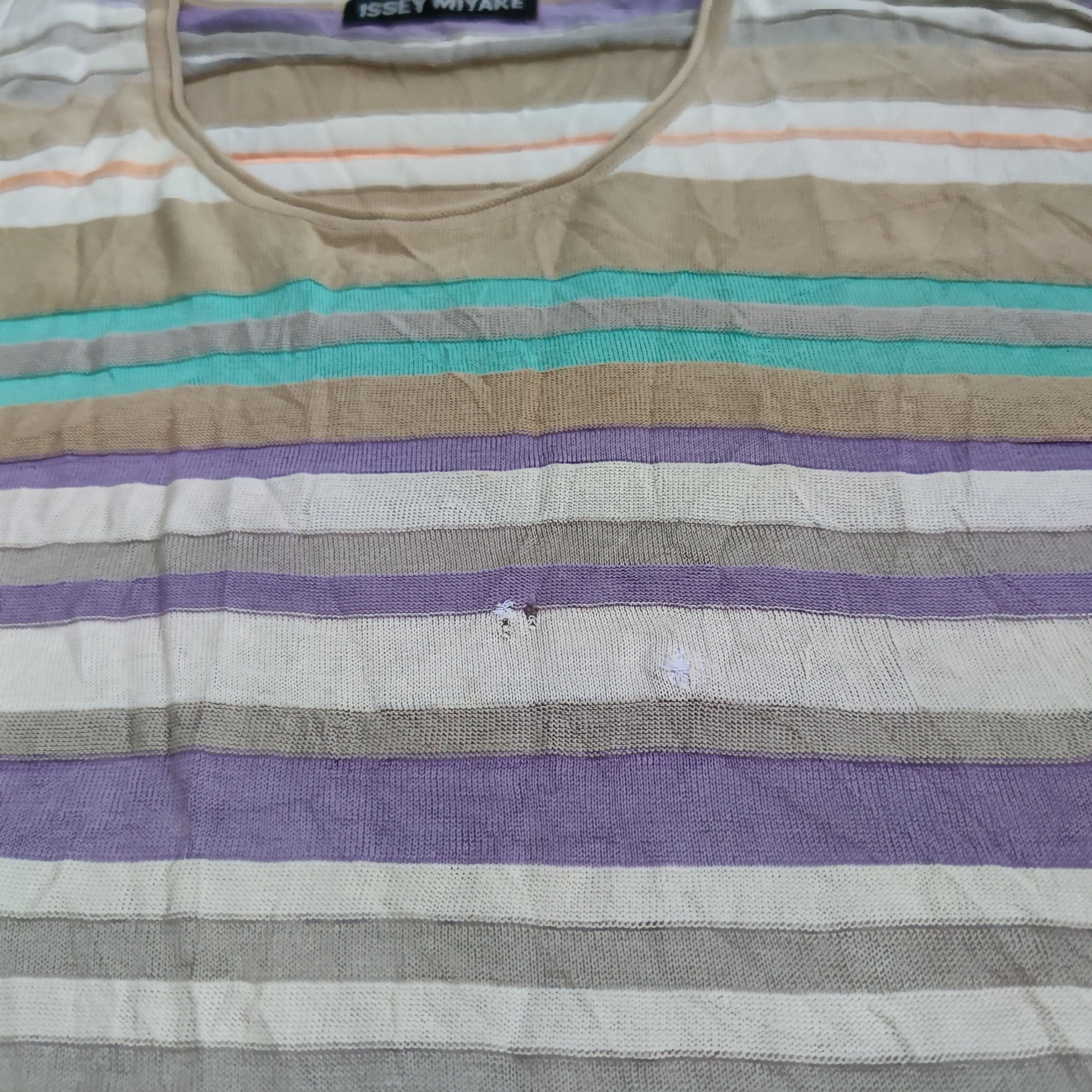 Issey Miyake Issey Miyake Stripe Color Long Sleeve Size US L / EU 52-54 / 3 - 2 Thumbnail