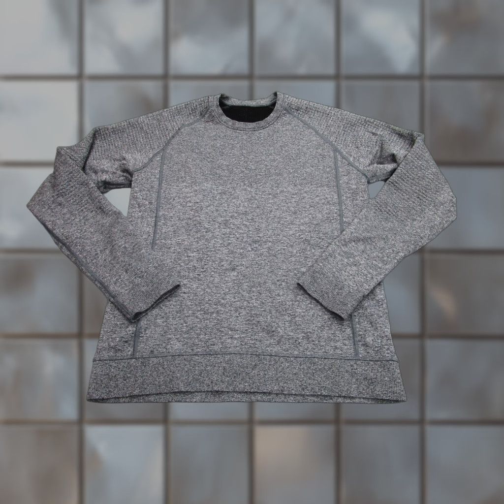 Lululemon Lululemon Sweatshirt Mens Medium Gray Knit Crewneck Raglan Pullover Athletic Size US M / EU 48-50 / 2 - 1 Thumbnail