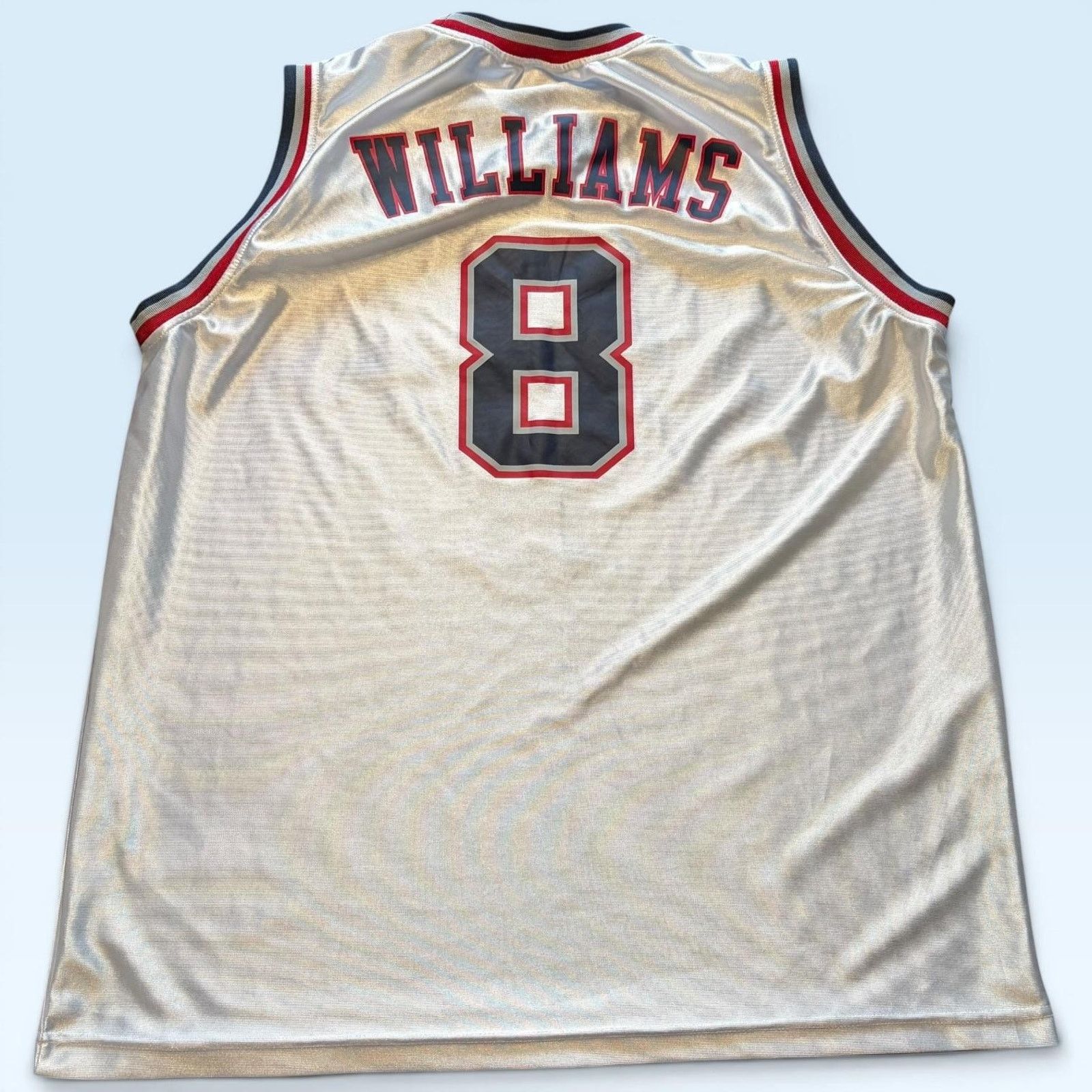 NBA New Jersey Nets Jersey XL NBA Basketball Deron Williams 8 Size US XL / EU 56 / 4 - 1 Thumbnail