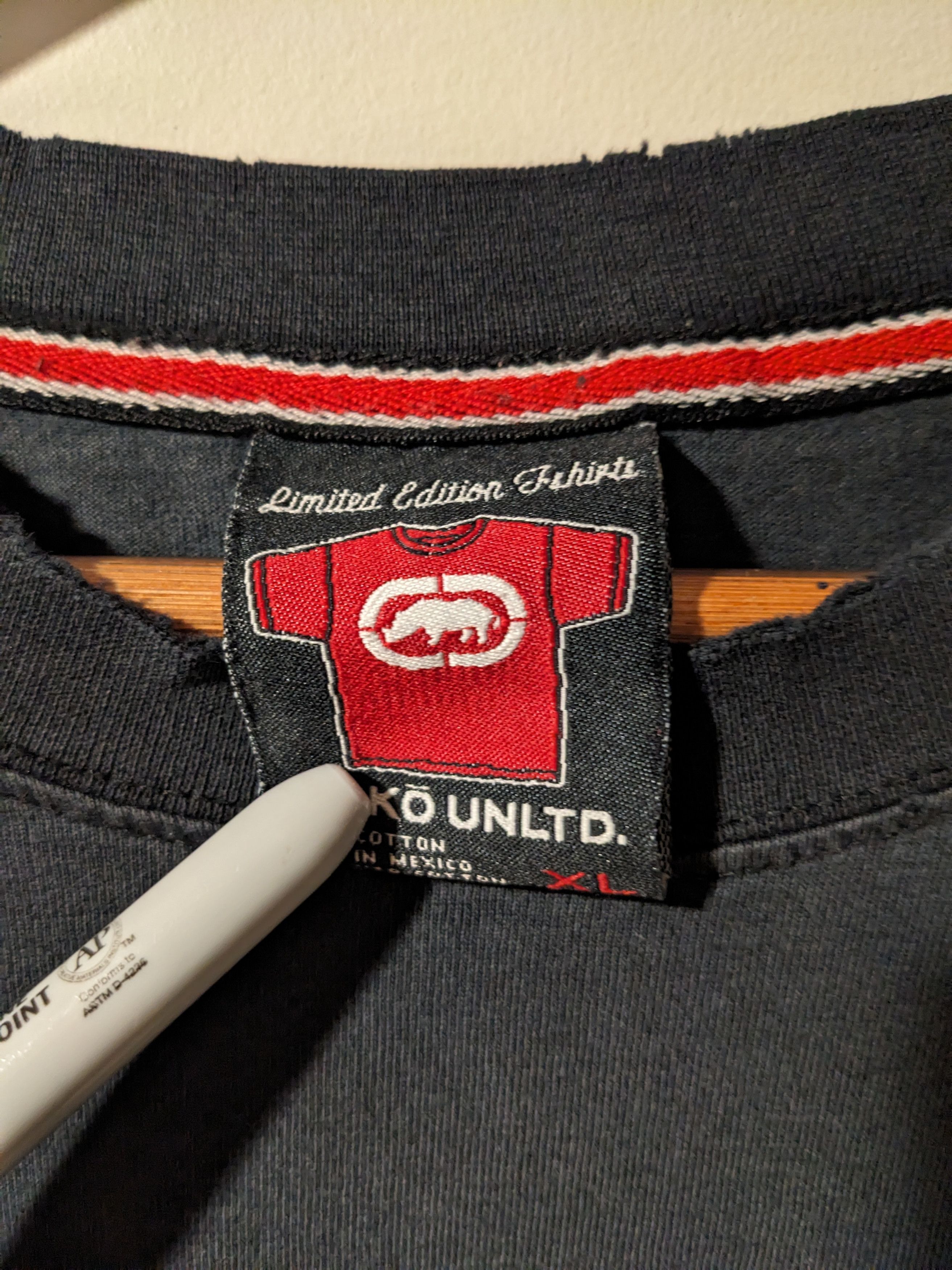 Ecko Unltd. × Vintage Vintage Y2K Ecko Unlimited Graffiti Long-Sleeve T-Shirt Size US XL / EU 56 / 4 - 4 Thumbnail