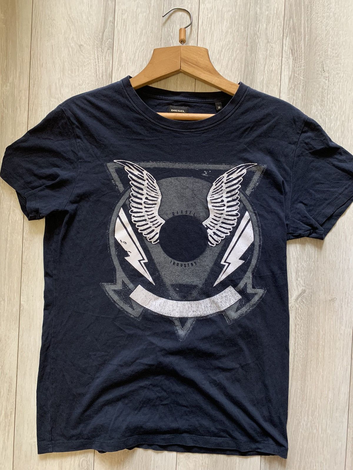 Diesel DIESEL industry t-shirt, "T-CLAR' y2k Size US M / EU 48-50 / 2 - 2 Thumbnail