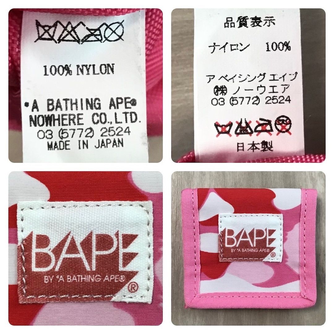 Bape BAPE ABC camo pink coin case wallet a bathing ape NIGO Size ONE SIZE - 4 Thumbnail