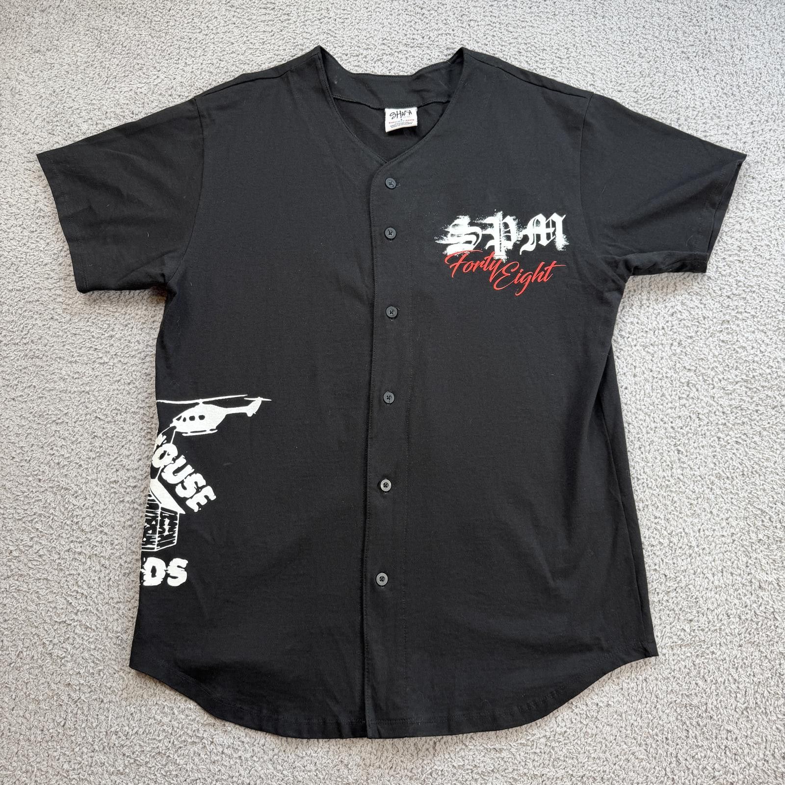 Other SPM Forty Eight Dope House Records Baseball Jersey Shirt Size US L / EU 52-54 / 3 - 1 Thumbnail