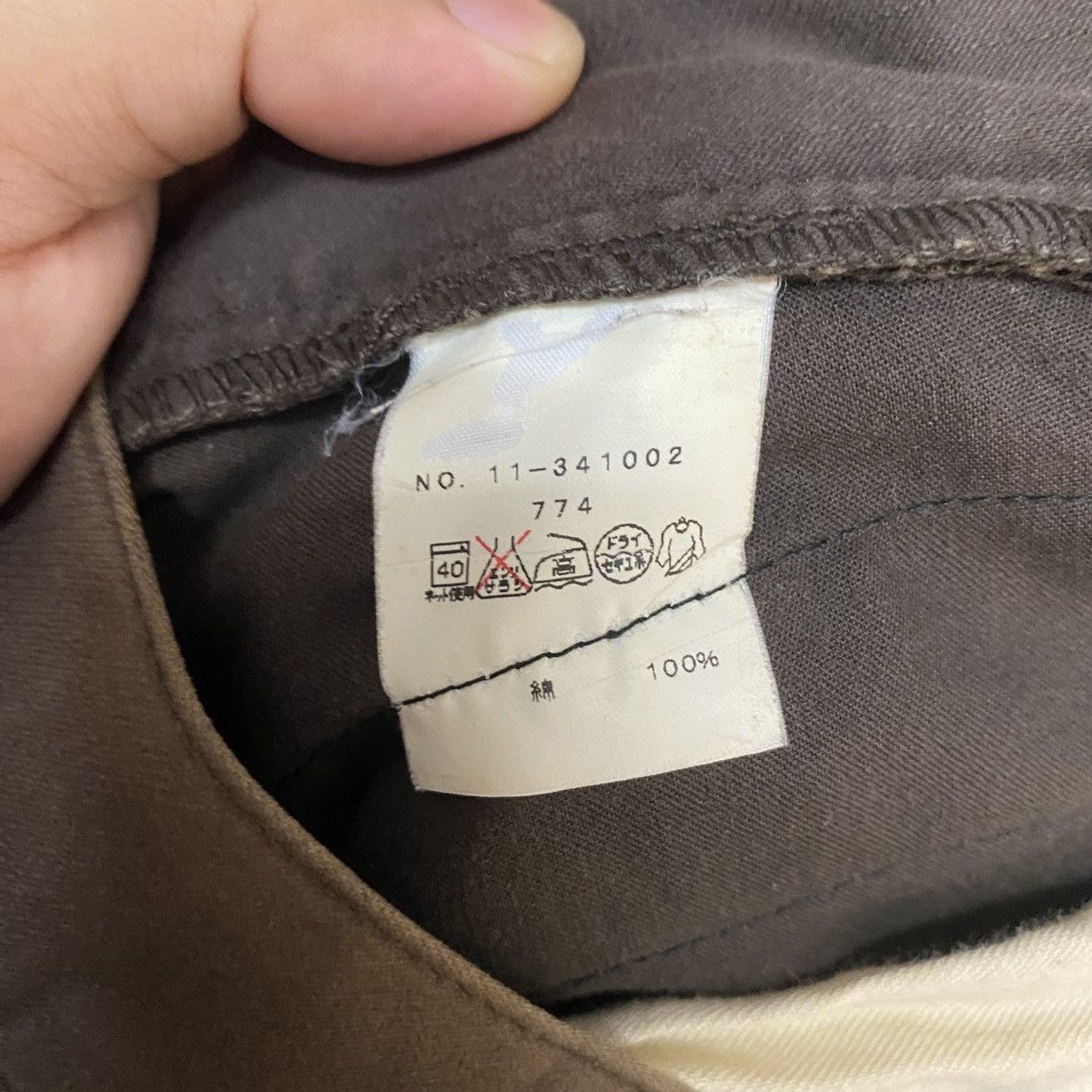 SHIPS DL Ships Brown custom reconstruct Cargo Pants #C922 Size US 32 / EU 48 - 20 Thumbnail
