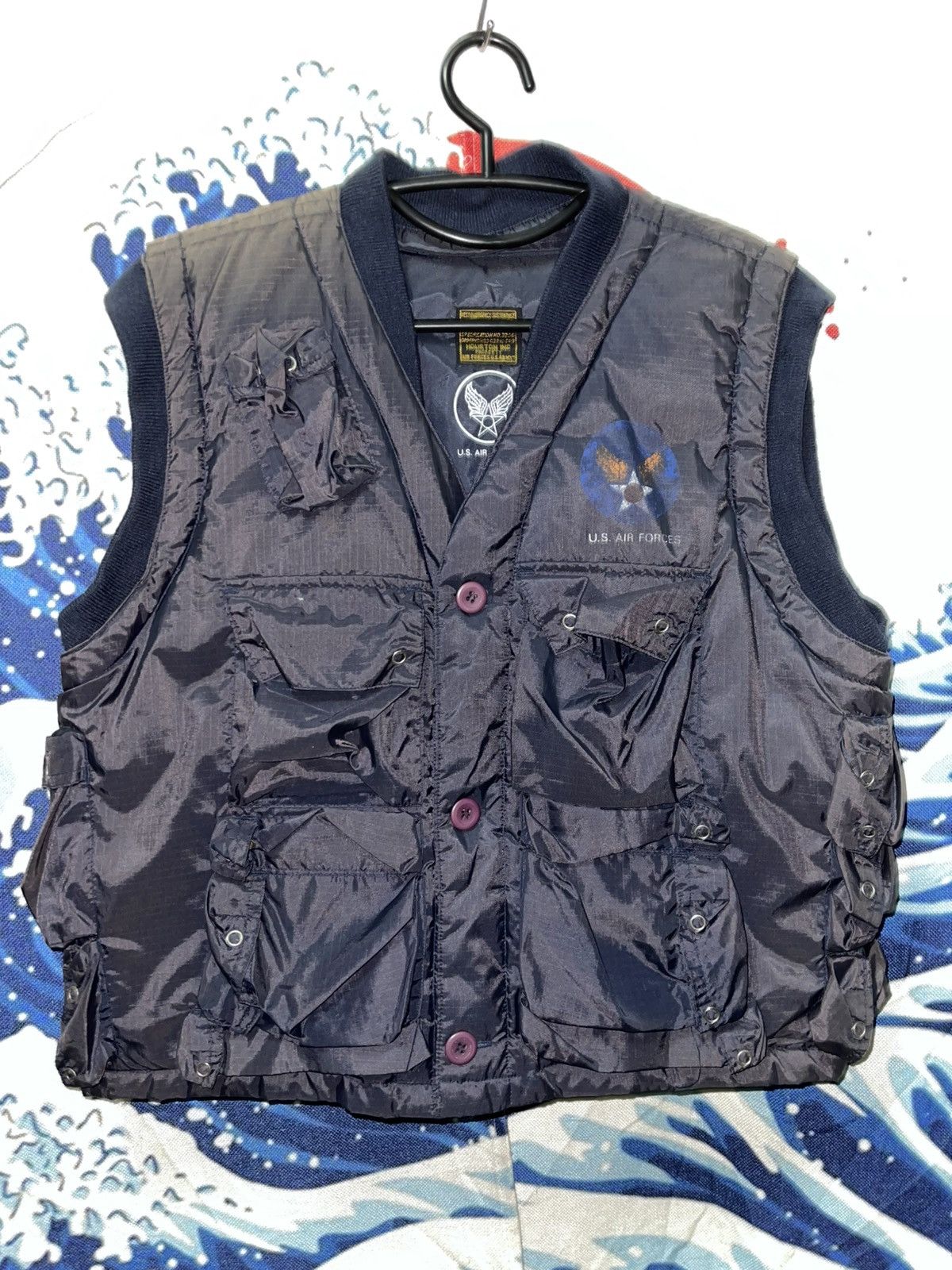 Vintage MILITARY HOUSTON INC VEST EMERGENCY SUSTENANCE L Size US L / EU 52-54 / 3 - 4 Thumbnail
