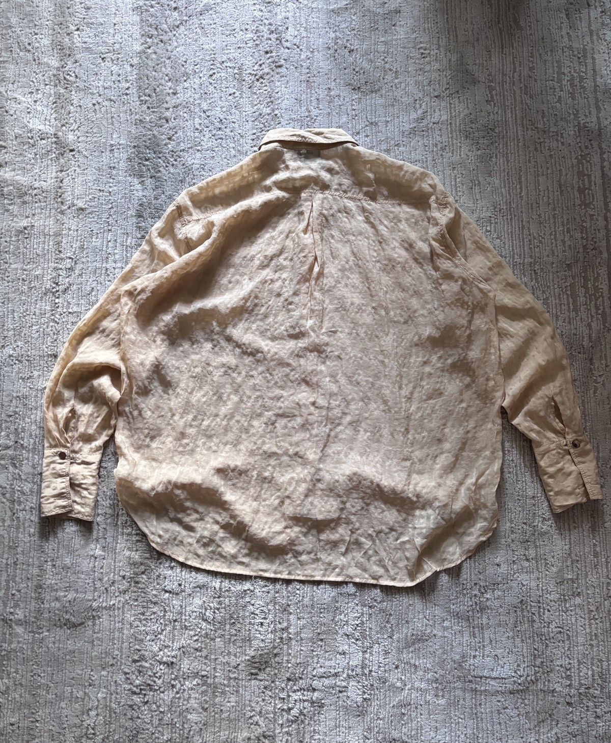 Fendi Fendi Roma Vintage Monogram Gold Button Up Shirt Size US XL / EU 56 / 4 - 2 Thumbnail