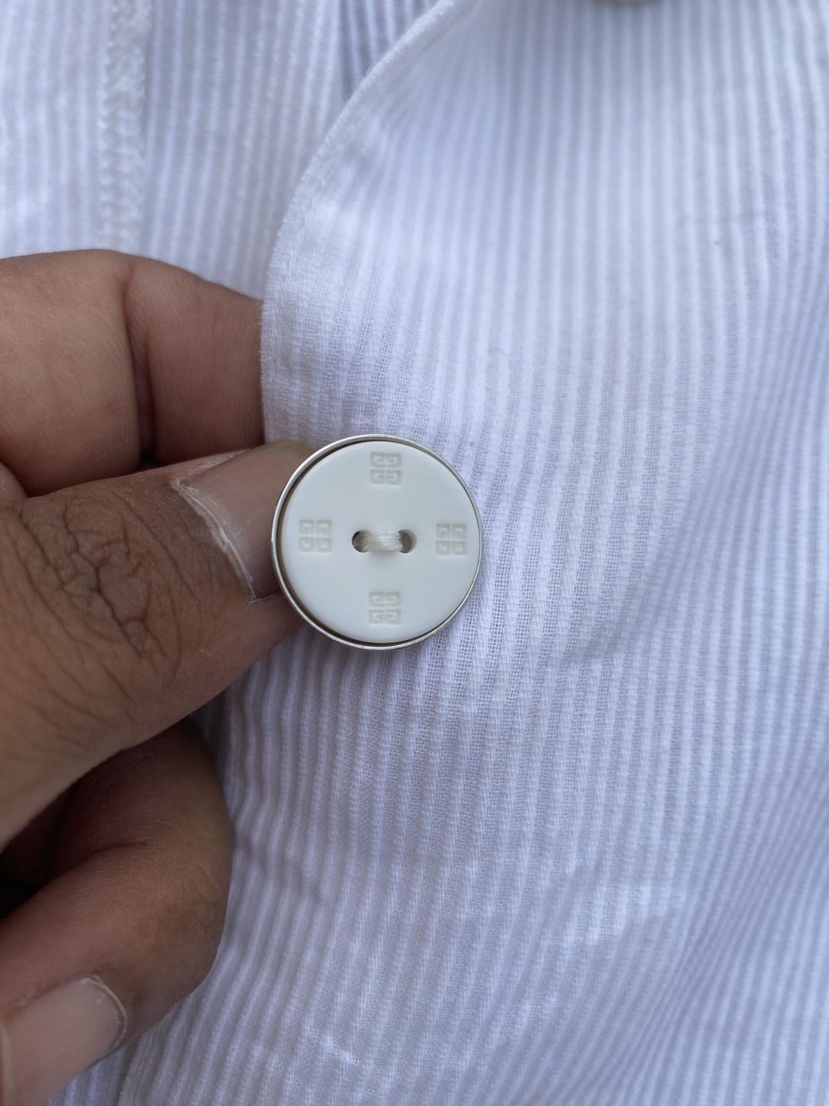 Givenchy Rare Vintage Givenchy Buttons Shirt Size US M / EU 48-50 / 2 - 15 Thumbnail