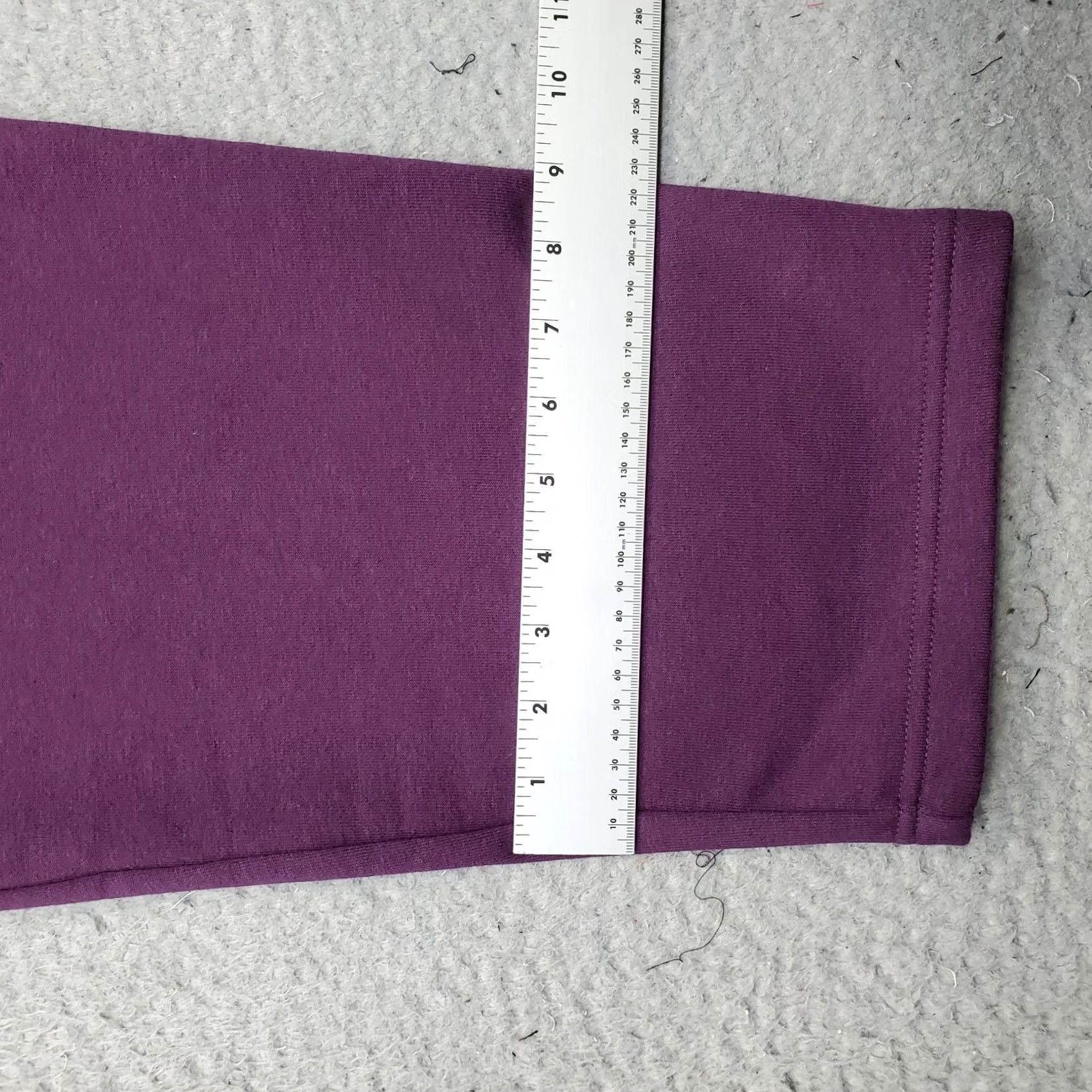 Vintage Hasting & Smith Sweatpants Womens XL Purple Comfort Straight Elastic Waistband Size 40" / US 18 - 5 Thumbnail