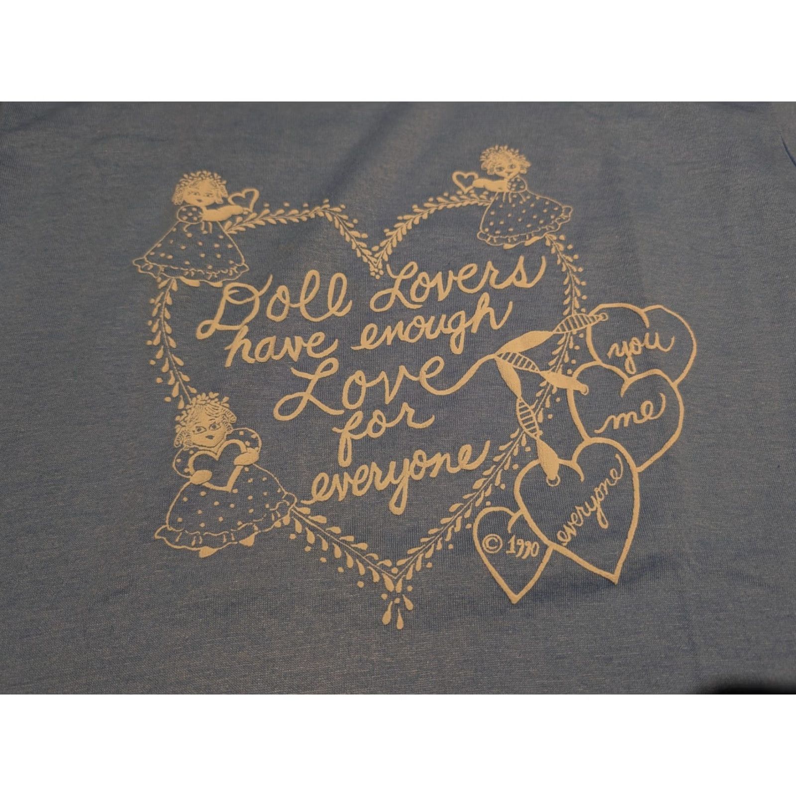 Vintage Vintage Screen Stars Tee Shirt Doll Lovers Have Enough Love For Everyone M NWOT USA Vtg Size S / US 4 / IT 40 - 2 Thumbnail