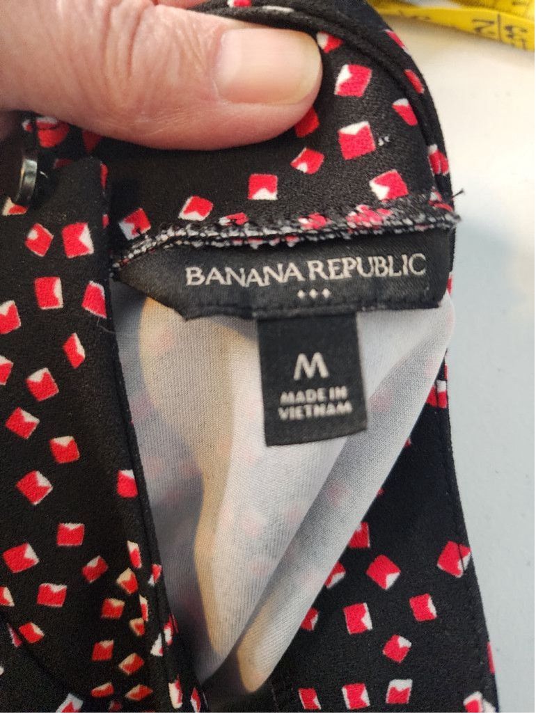 Banana Republic Banana Republic Black Sleevless Blouse Size L / US 10 / IT 46 - 4 Thumbnail