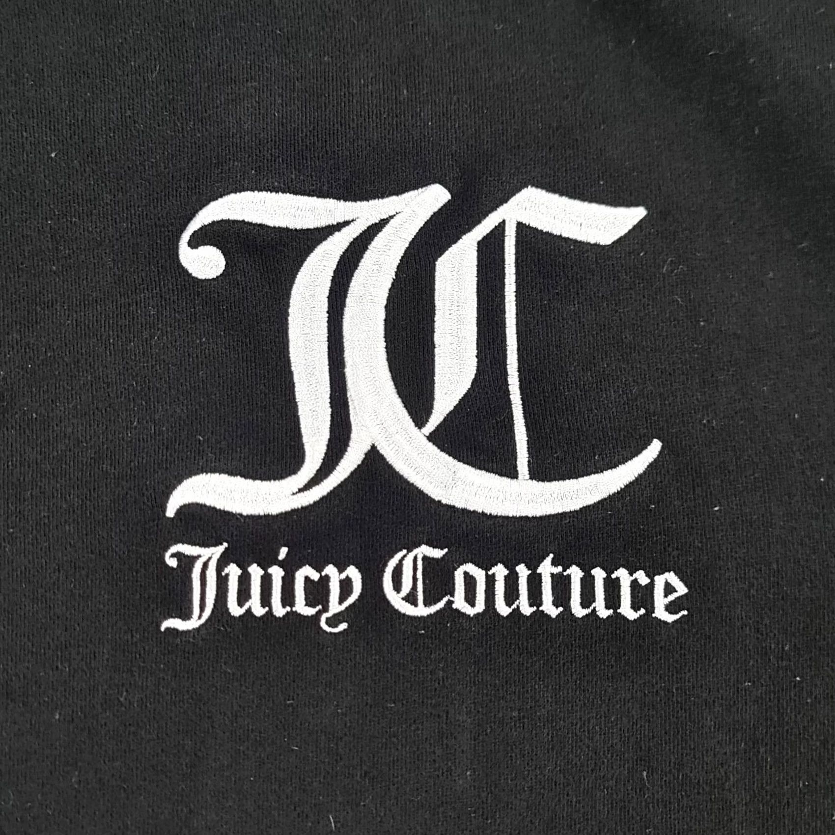 Juicy Couture Juicy Couture Womens Fleece Tracksuit Set - Medium Black Casual Activewear Size M / US 6-8 / IT 42-44 - 5 Thumbnail