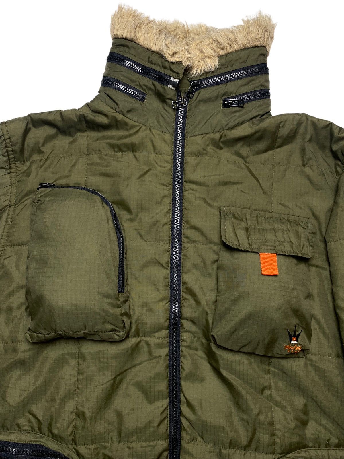 2000s Blue Cross - 3D Pocket Cargo Jacket