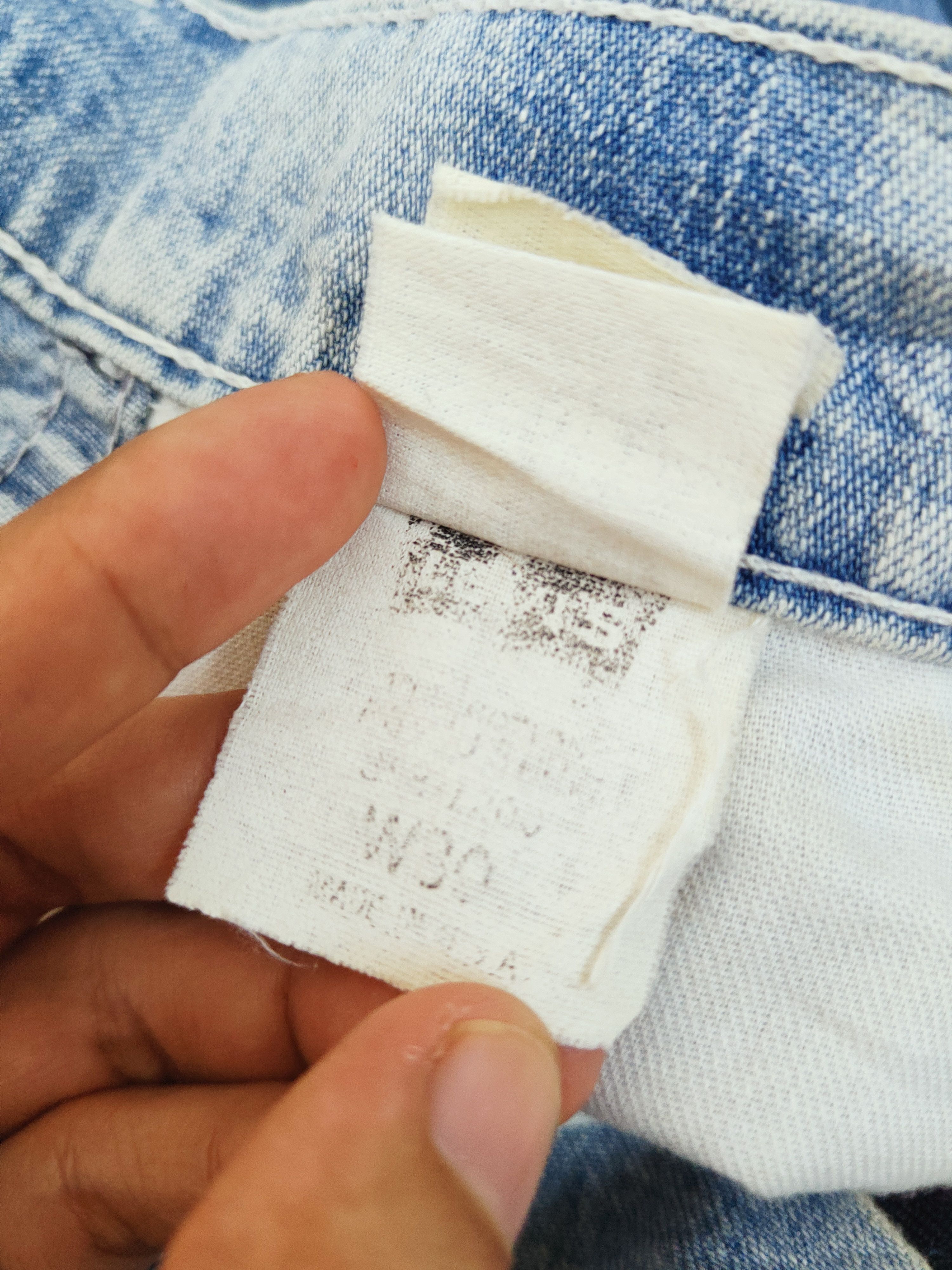 Levi's Worker Levi's vintage Blue Distressed Ripped Jeans #W490 Size US 30 / EU 46 - 15 Thumbnail