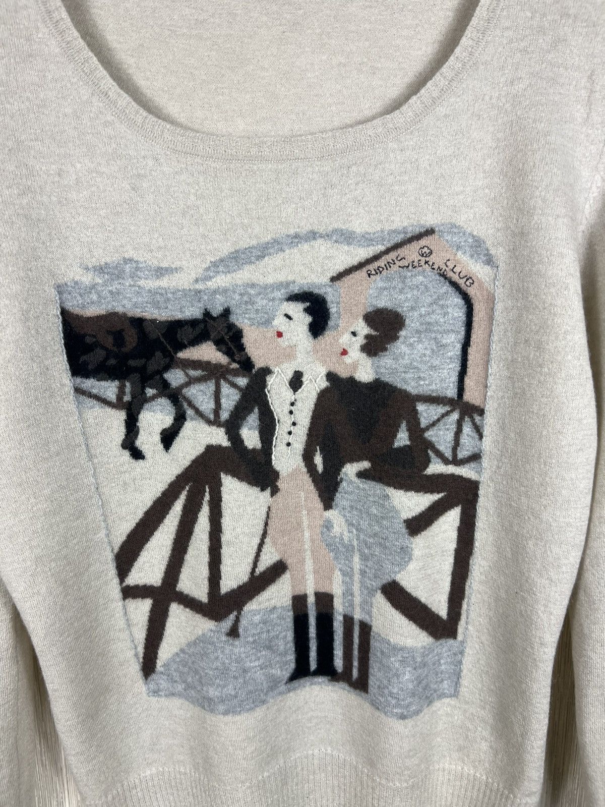 Max Mara Max Mara cashmere old money sweater riding club luxury Size M / US 6-8 / IT 42-44 - 5 Thumbnail