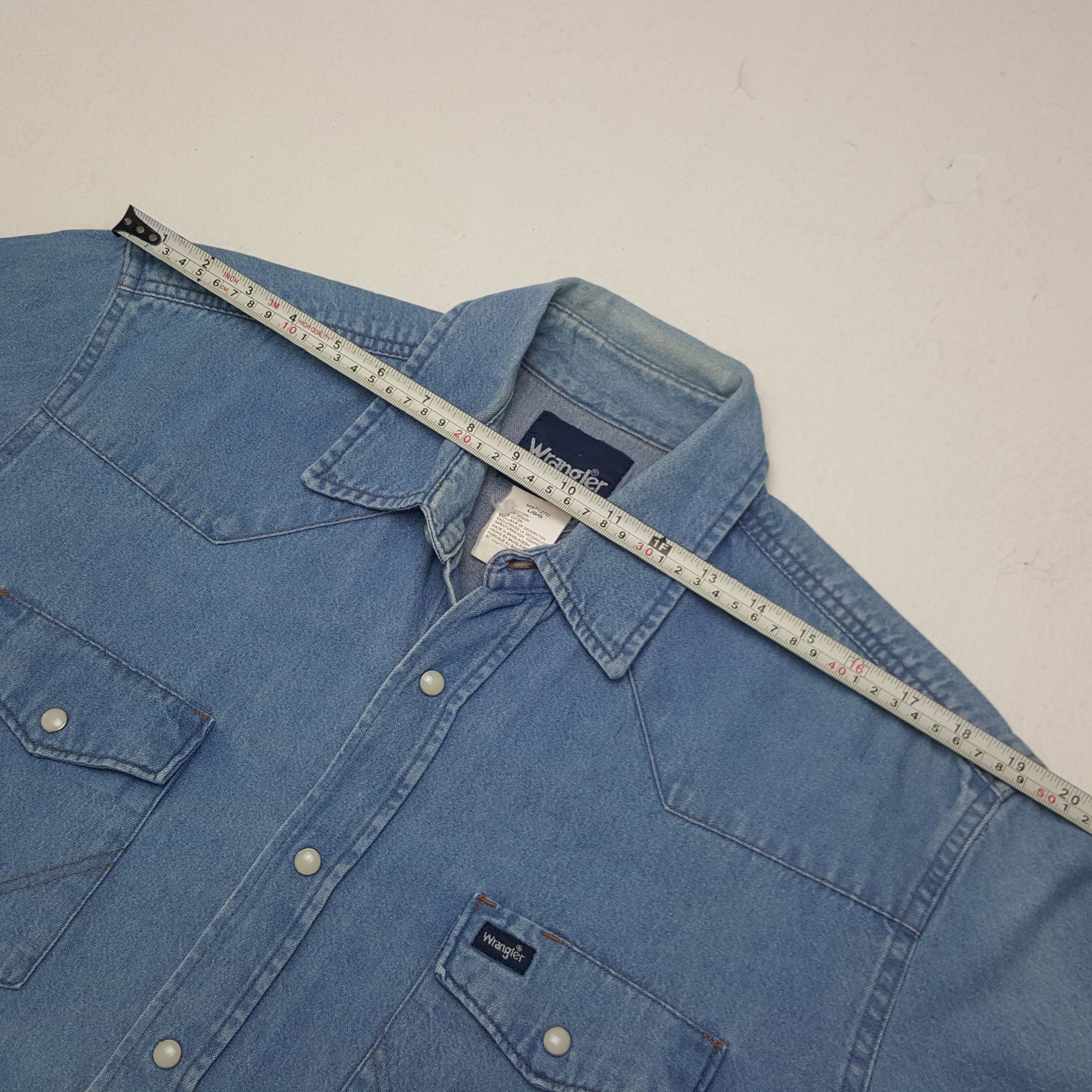 Japanese Brand × Vintage × Wrangler Vintage Wrangler Japanese Button Up Shirt Size US XL / EU 56 / 4 - 5 Thumbnail