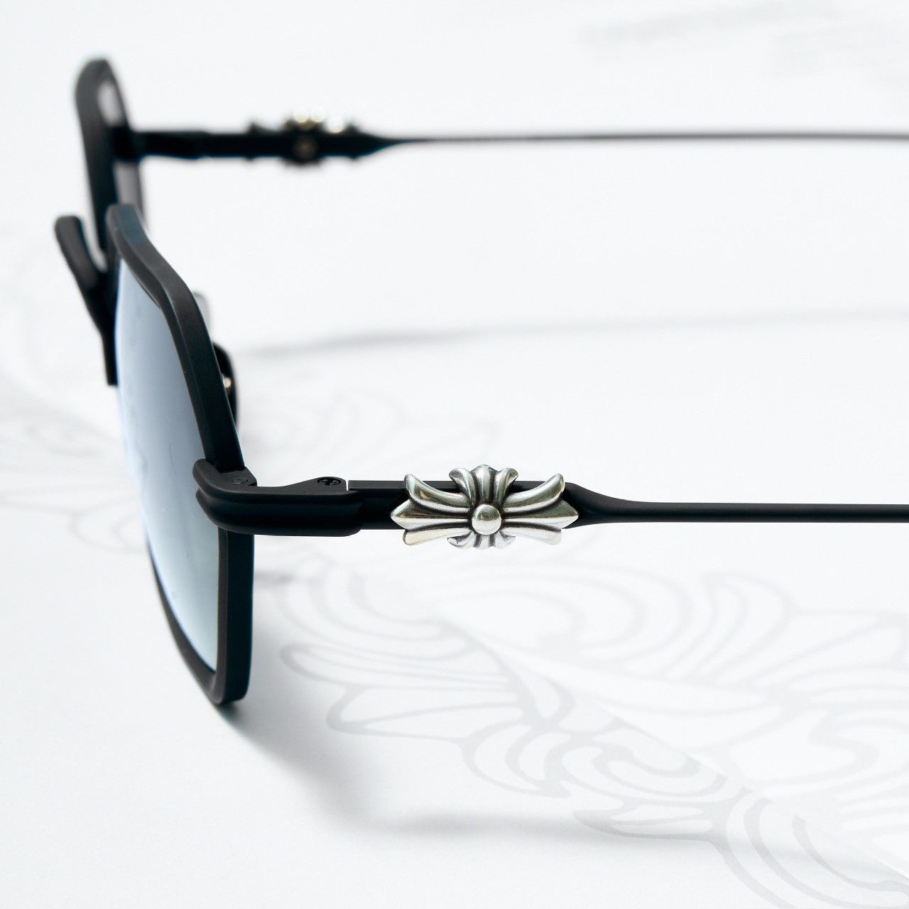 Chrome Hearts CHROME HEARTS DATASS MATTE BLACK SUNGLASSES Size ONE SIZE - 3 Thumbnail