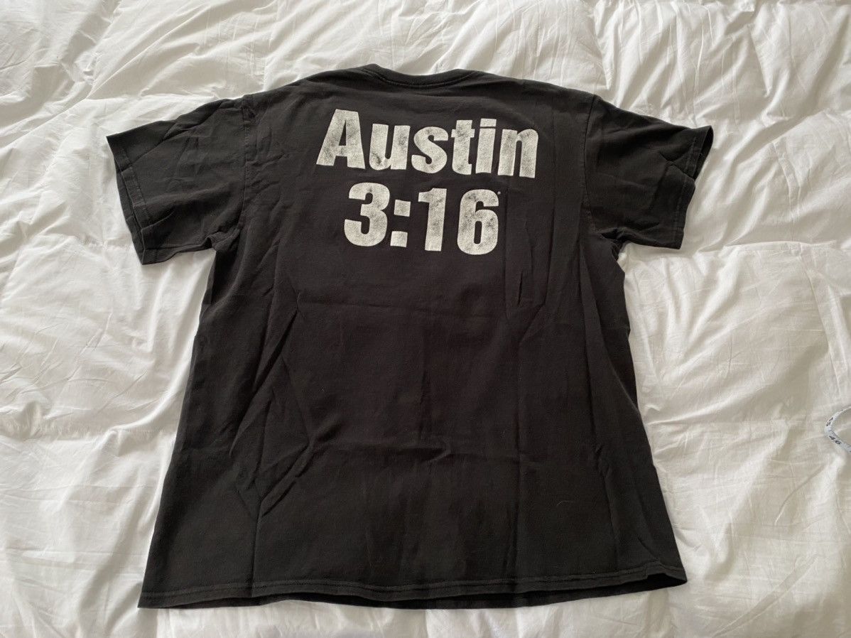 Vintage × WWE × WWF Austin 3:16 Tshirt L Size US L / EU 52-54 / 3 - 3 Thumbnail