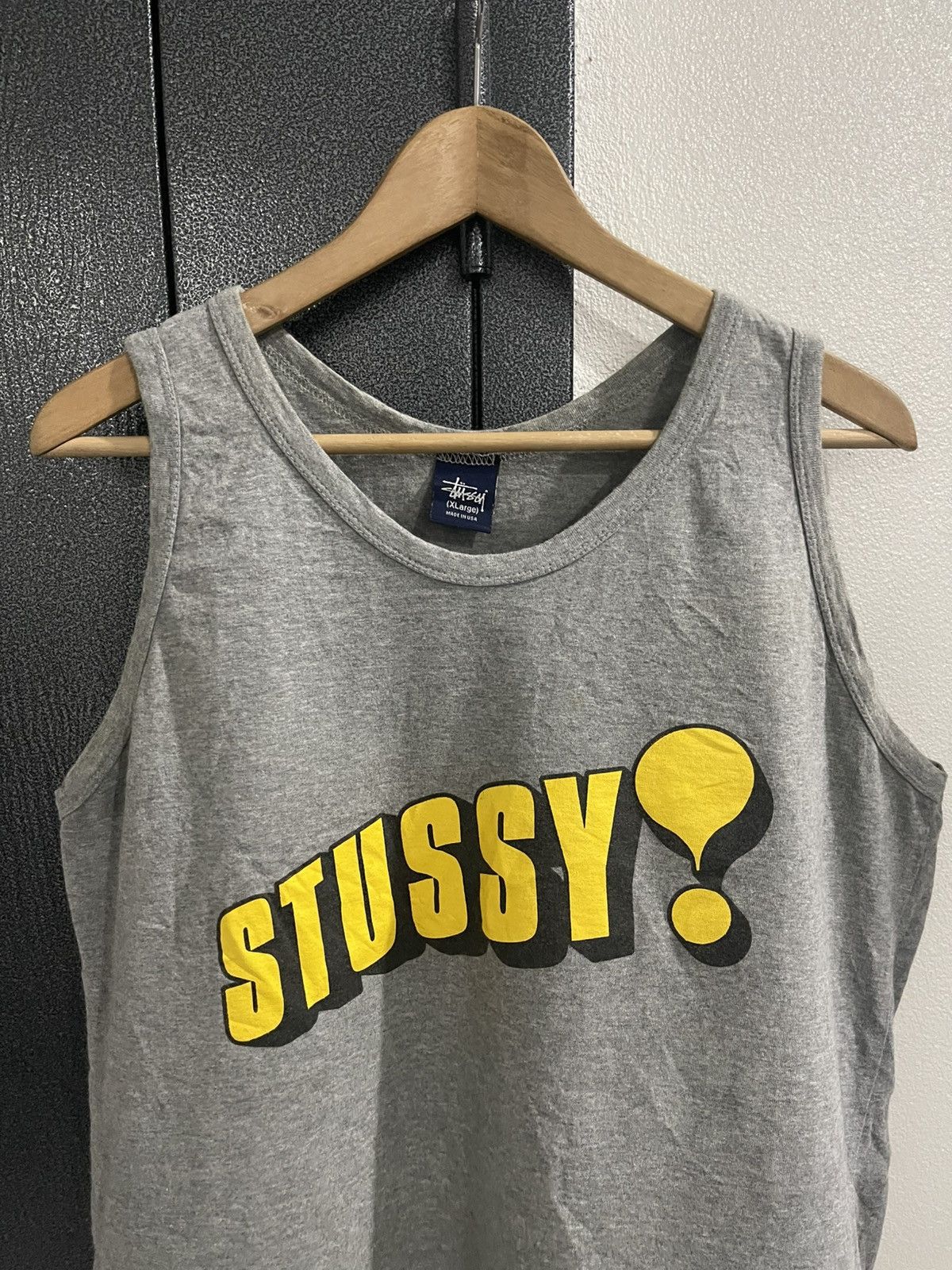 Stussy Vintage Stussy Big Logo Sleeveless Size US XL / EU 56 / 4 - 4 Thumbnail