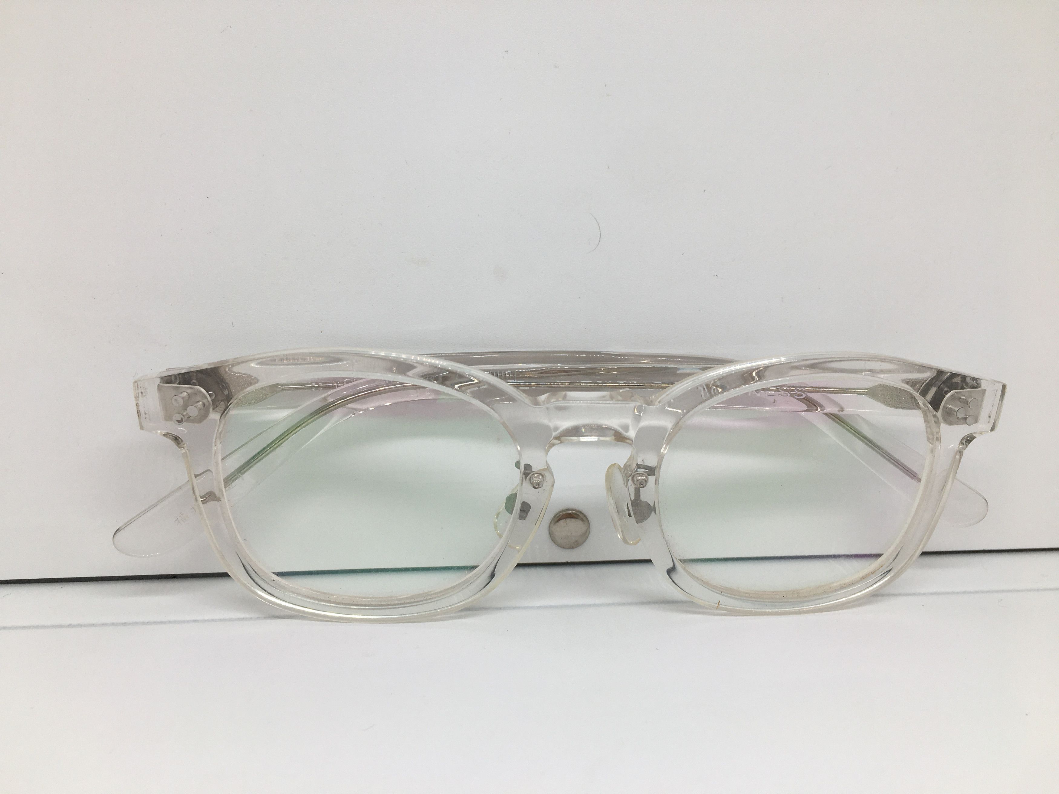YELLOWS PLUS YELLOWS PLUS Clear Acetate Eyeglasses Frame Size ONE SIZE - 8 Thumbnail