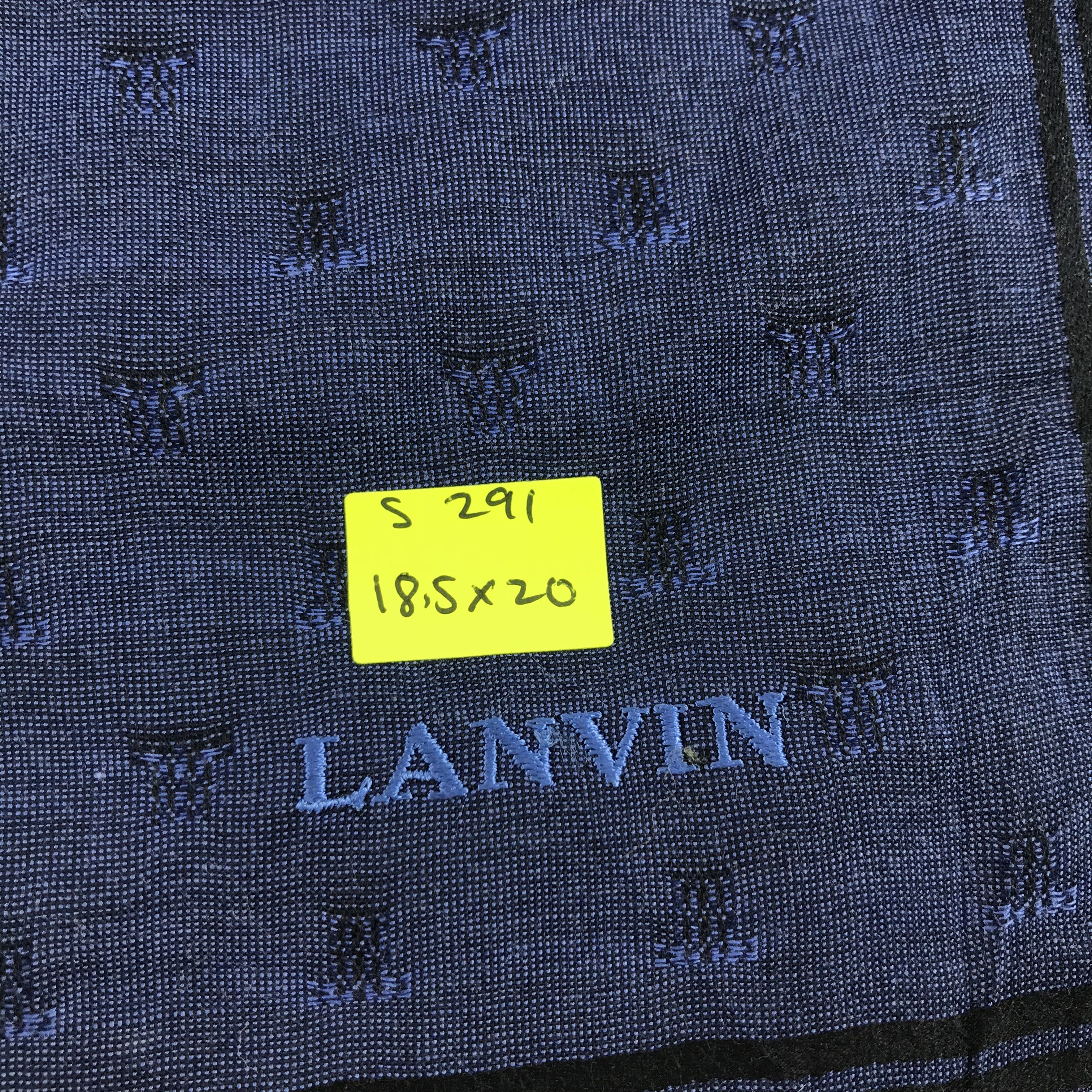 Lanvin × Vintage Lanvin Bandana / Handkerchief / Neckerchief - S291 Size ONE SIZE - 5 Thumbnail
