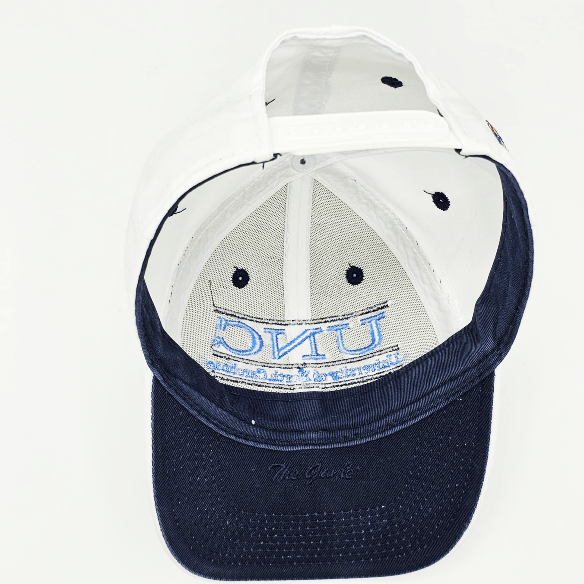 NCAA × The Game × Vintage North Carolina Tar Heels 90s Game Split Bar Snapback Hat Size ONE SIZE - 7 Thumbnail