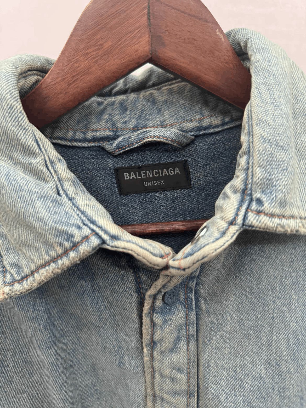 Balenciaga Balenciaga Balenciaga Mud Wash Puffer Denim Jacket-2506 Size US M / EU 48-50 / 2 - 2 Thumbnail