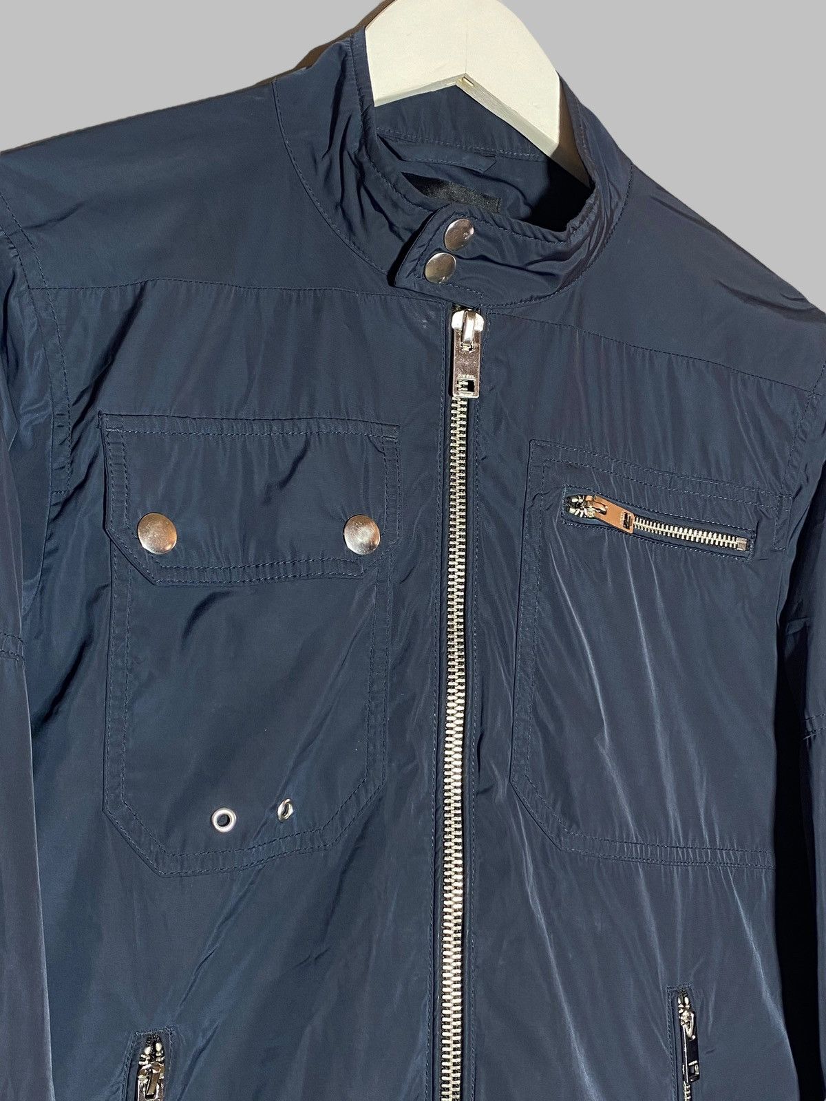 Diesel 🔥 DIESEL TECH ZIP WINDBREAKER JACKET Y2K MOTOCORE STYLE 🔥 Size US M / EU 48-50 / 2 - 3 Thumbnail