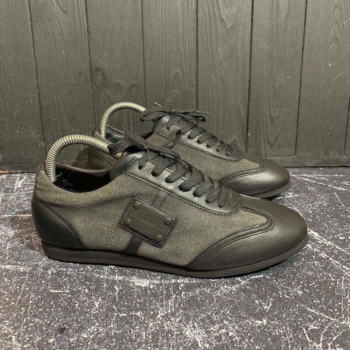 Dolce & Gabbana Dolce & Gabbana Men’s Leather Sneakers Size 6 Size US 6 / EU 39 - 3 Thumbnail