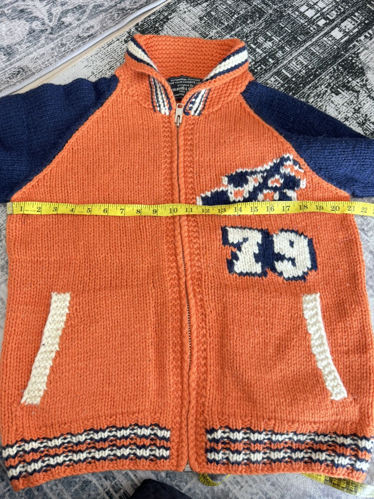 Japanese Brand Vintage Plevo Knit Zipper Baseball Jacket Size US M / EU 48-50 / 2 - 11 Thumbnail