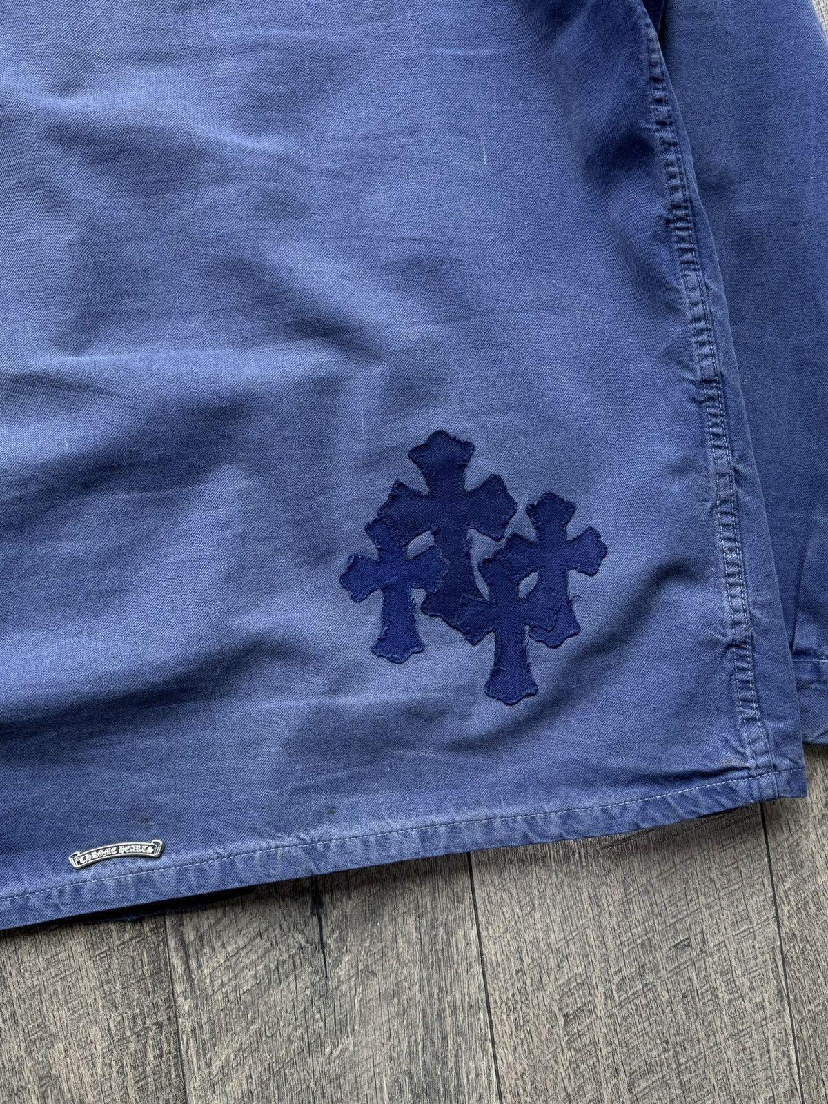 Chrome Hearts Chrome Hearts Cross Patch French Work Wear Jacket XL Size US XL / EU 56 / 4 - 6 Thumbnail