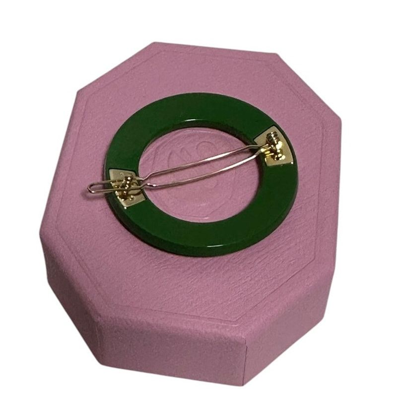 Swarovski Swarovski Hair clip Round cut, Round shape, Green Size ONE SIZE - 7 Thumbnail
