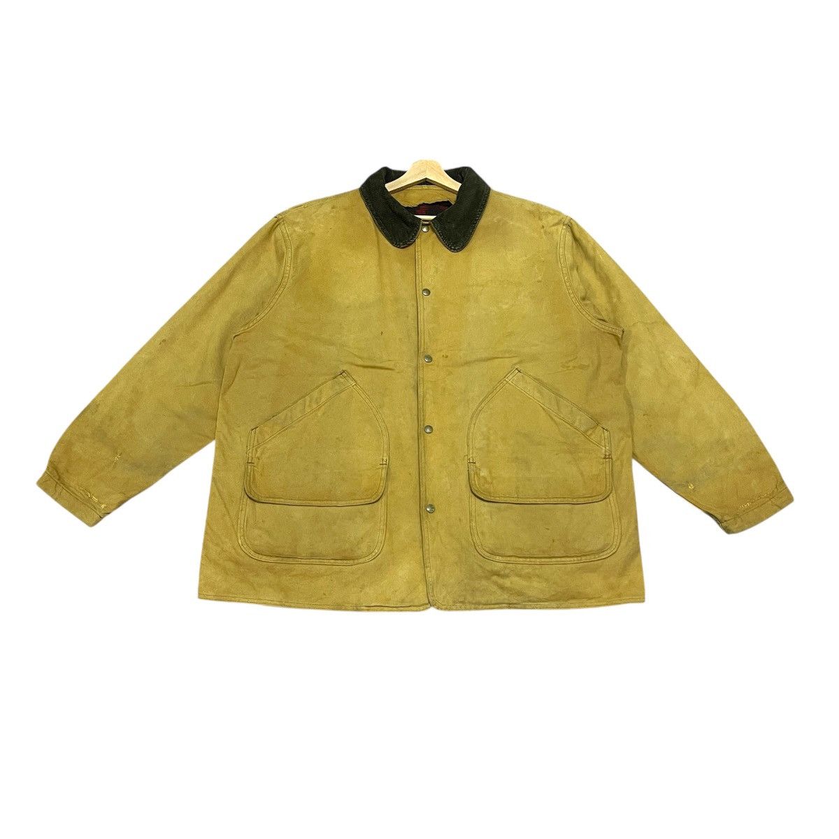 Woolrich Woolen Mills Vintage 90s Woolrich Made in USA Canvas Chore Hunting Jacket Size US XL / EU 56 / 4 - 2 Thumbnail