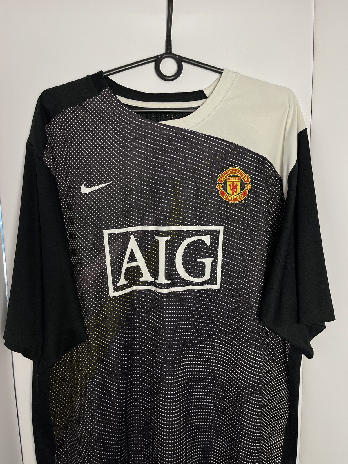 マンチェスターユナイテッド 04-05 ホーム 長袖 ギグス トータル90 RARE 05/06 Nike Manchester United Vodafone Jersey Large Gray