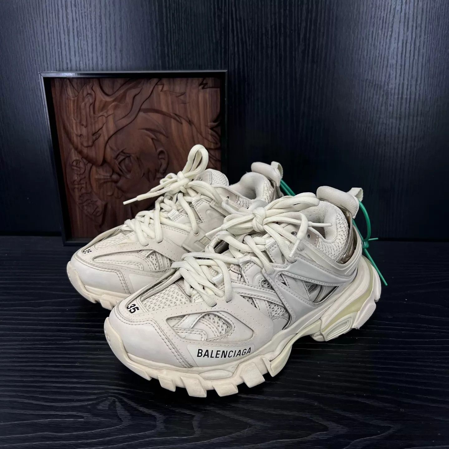 Balenciaga Balenciaga Track Beige 35 Original Box Pre-owned Size US 5 / IT 35 - 1 Thumbnail