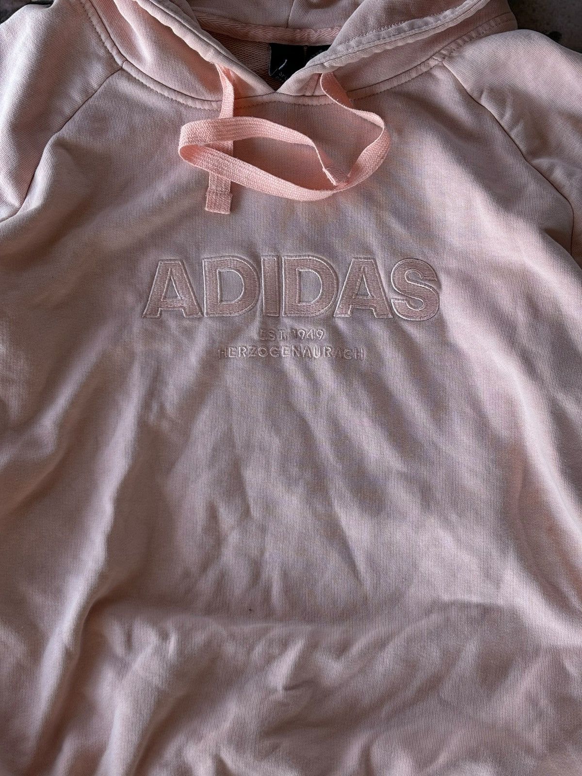 Adidas × Vintage adidas Hoodie Center Logo Streetwear Size M / US 6-8 / IT 42-44 - 4 Thumbnail