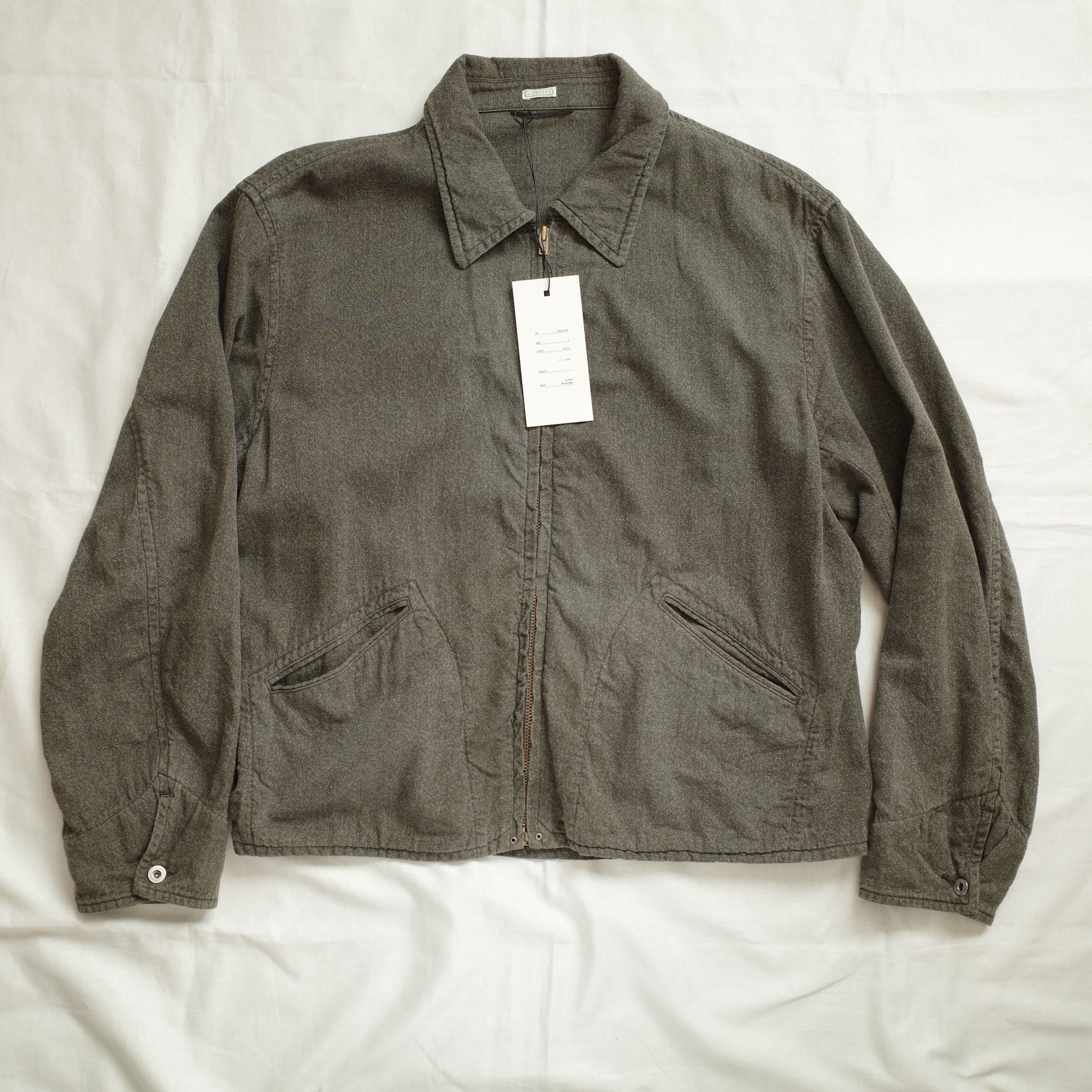 A.PRESSE Silk Work Jacket | Grailed