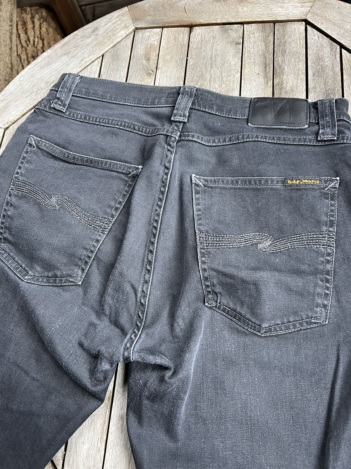 Nudie Jeans Nudie Jeans Pipe Led Monolith Denim Size US 31 - 6 Thumbnail