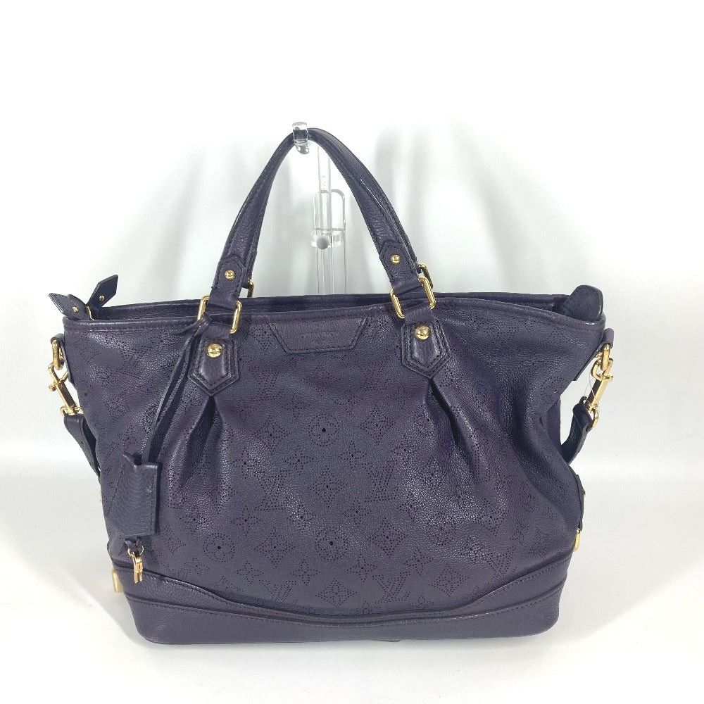 Louis Vuitton Louis Vuitton M93983 Monogram Stella Pm 2 Way Bag Handbag Shoulder Shawl Mahina Leather Women Purple Size ONE SIZE - 1 Thumbnail