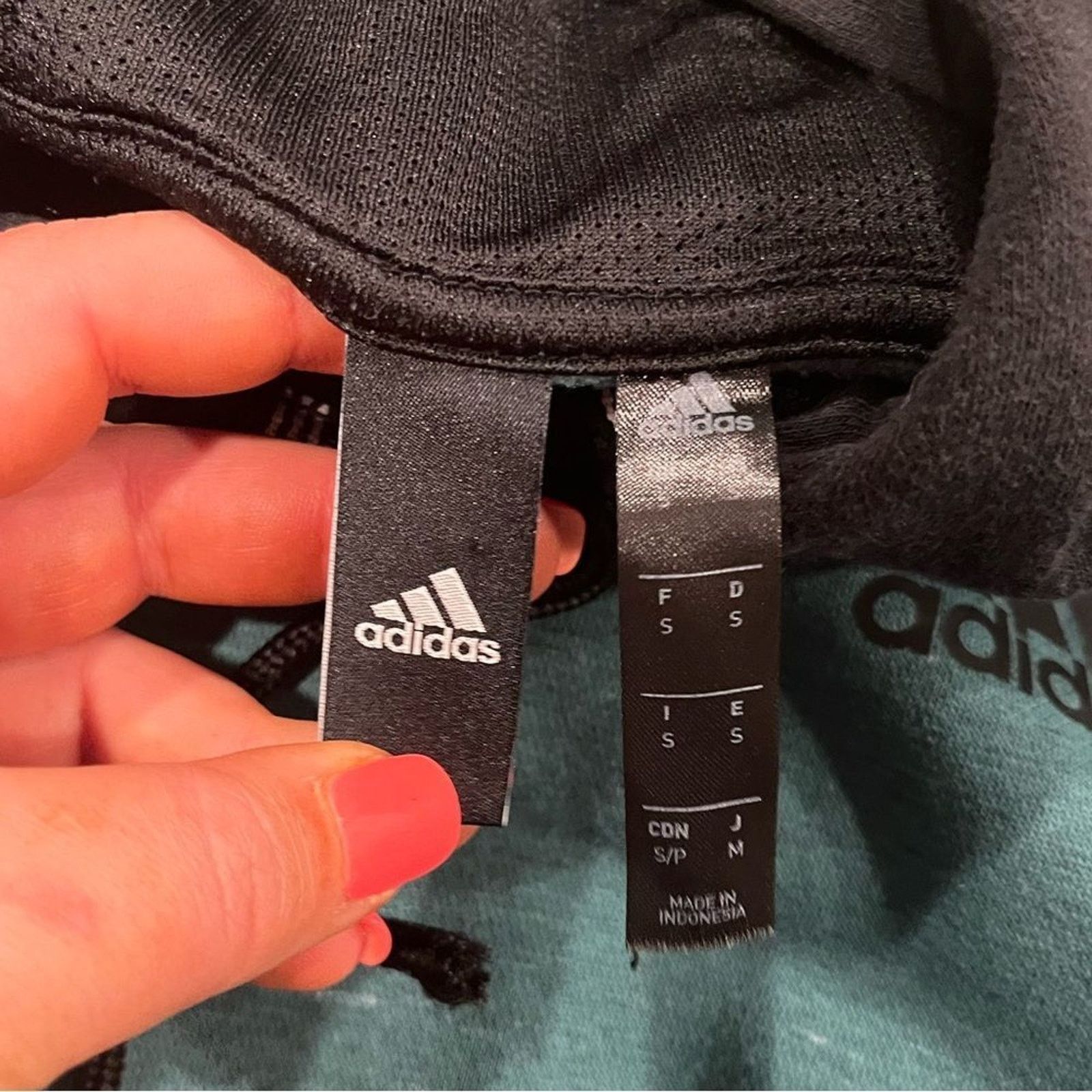 Adidas Adidas Sweatshirt Hoodie Logo Print Pockets Colorblock S Size S / US 4 / IT 40 - 6 Thumbnail