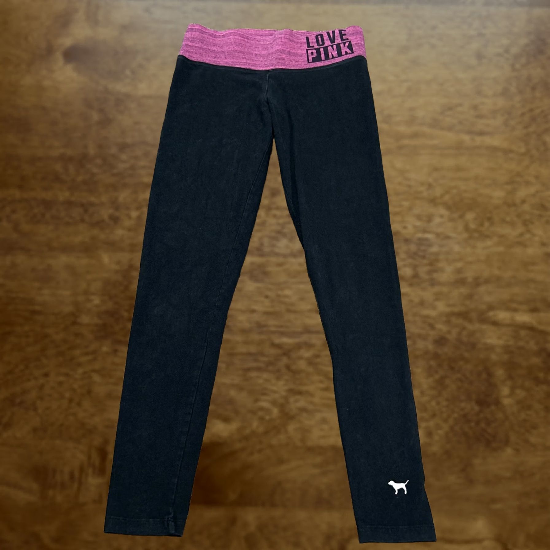 Pinko PINK Leggings Womens XS Cotton Blend Ankle Yoga Stretch Black Purple A13 Size 26" / US 2 / IT 38 - 1 Thumbnail