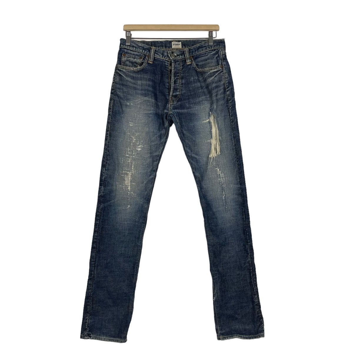 Eternal × Kapital 💥ETERNAL JAPAN BAMBOO SELVEDGE DISTRESSED JEAN Size US 30 / EU 46 - 1 Thumbnail